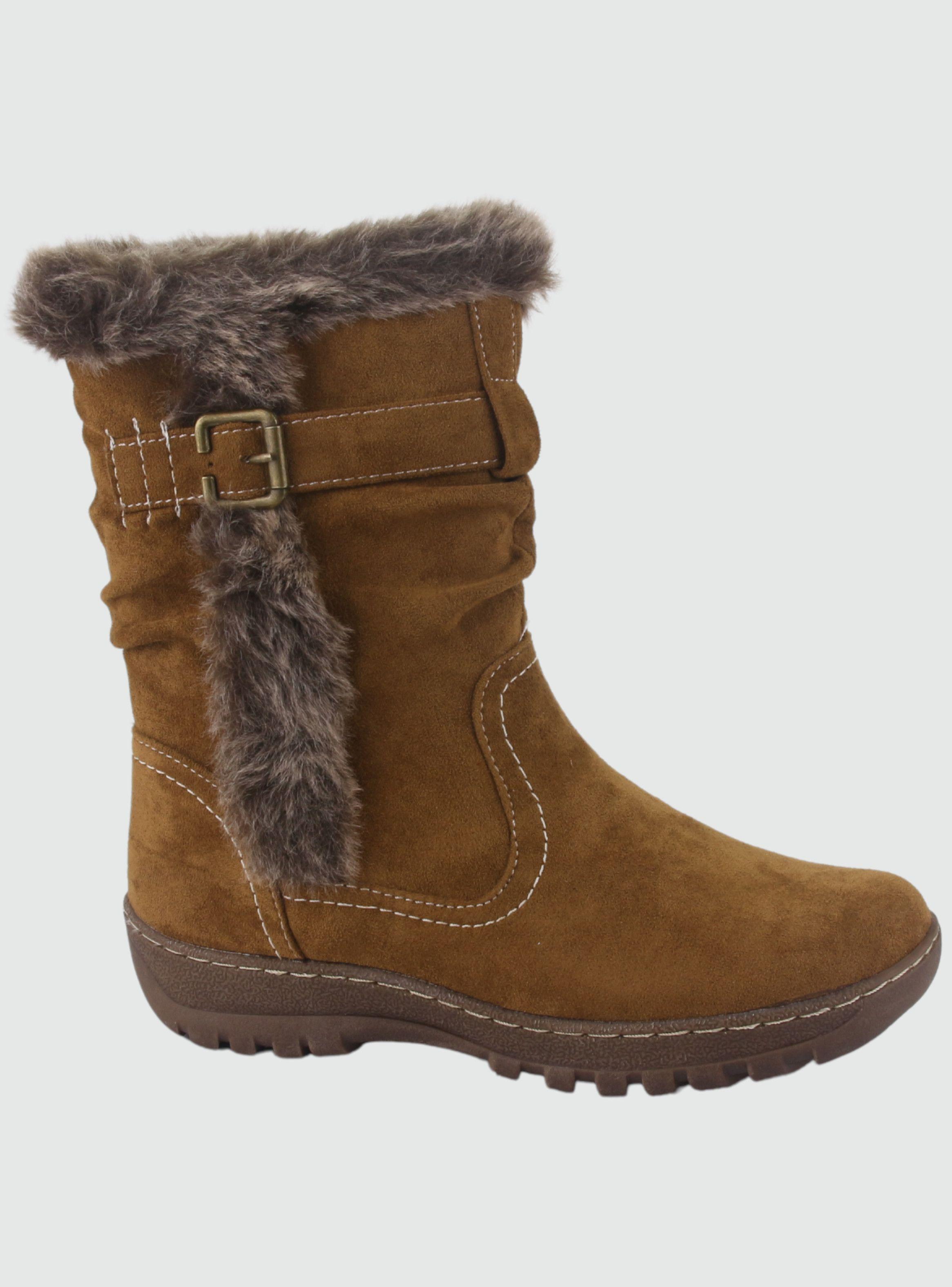 Botin Chalada Mujer Qual-4 Camel Casual-0