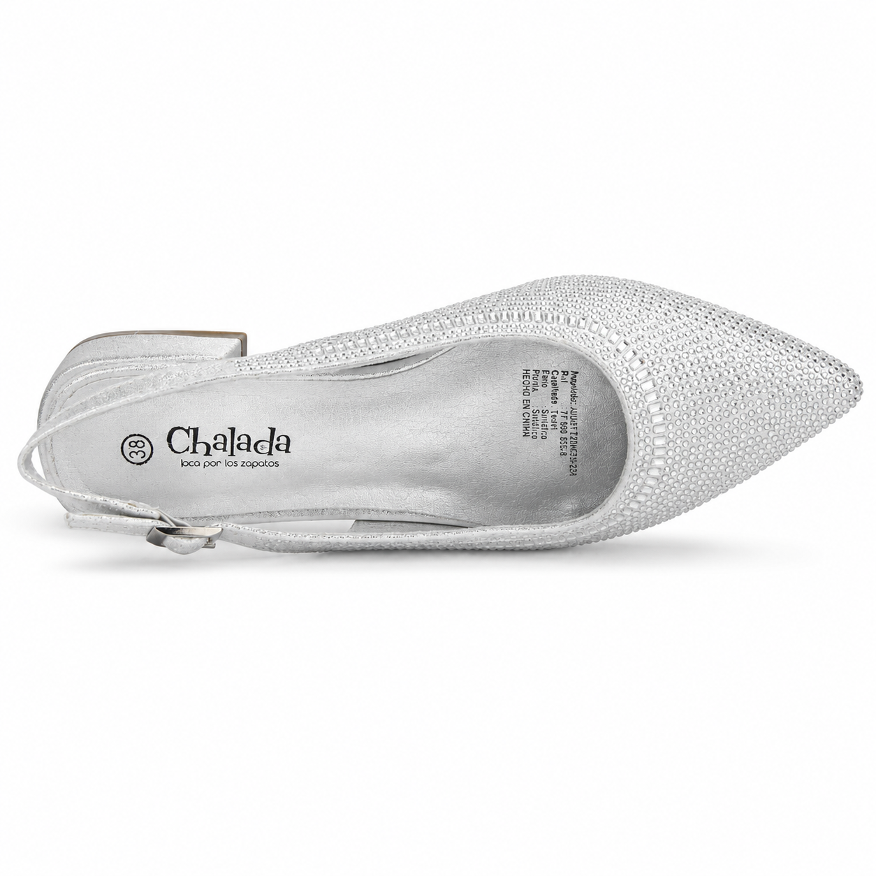 Ballerina Plateado Mujer Casual Chalada Diri-4