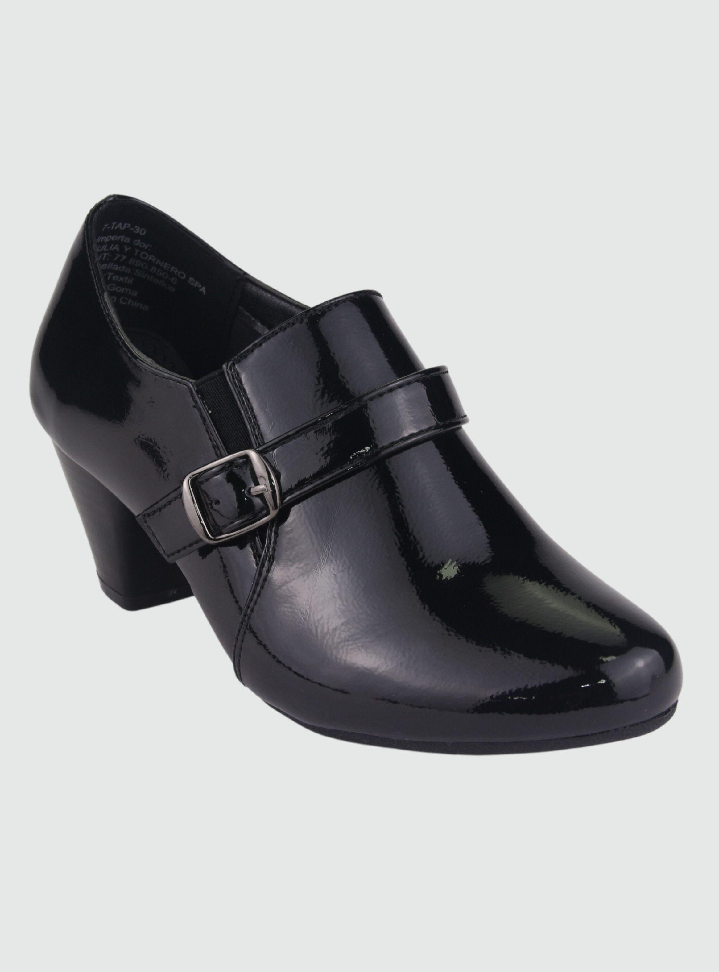 Zapato Chalada Mujer Tap-30 V Negro Casual-2