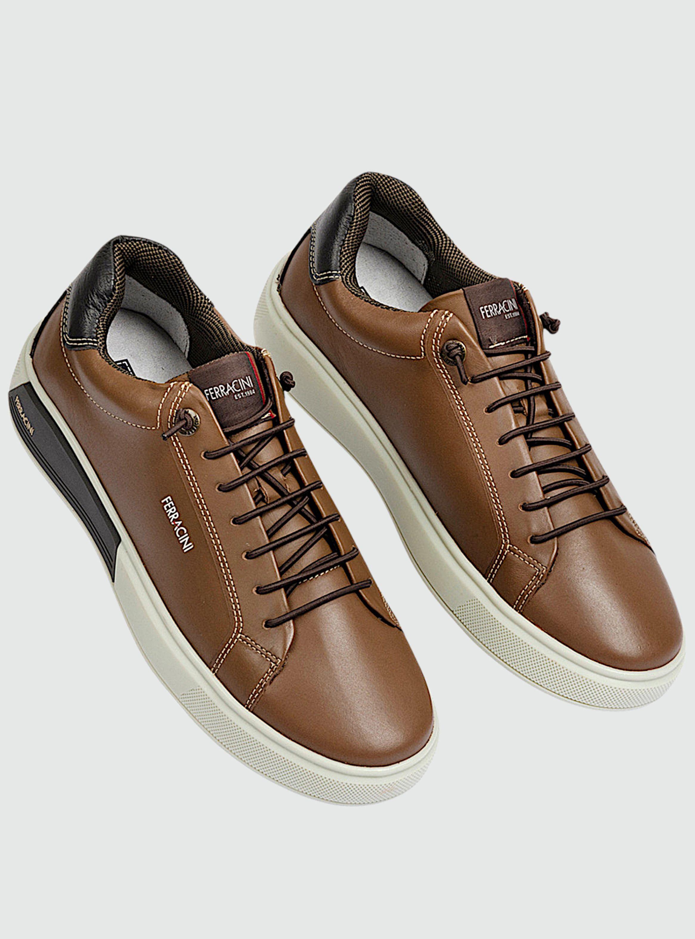 Zapatilla Ferracini Hombre 7302-647 Conhaque Urbano-1