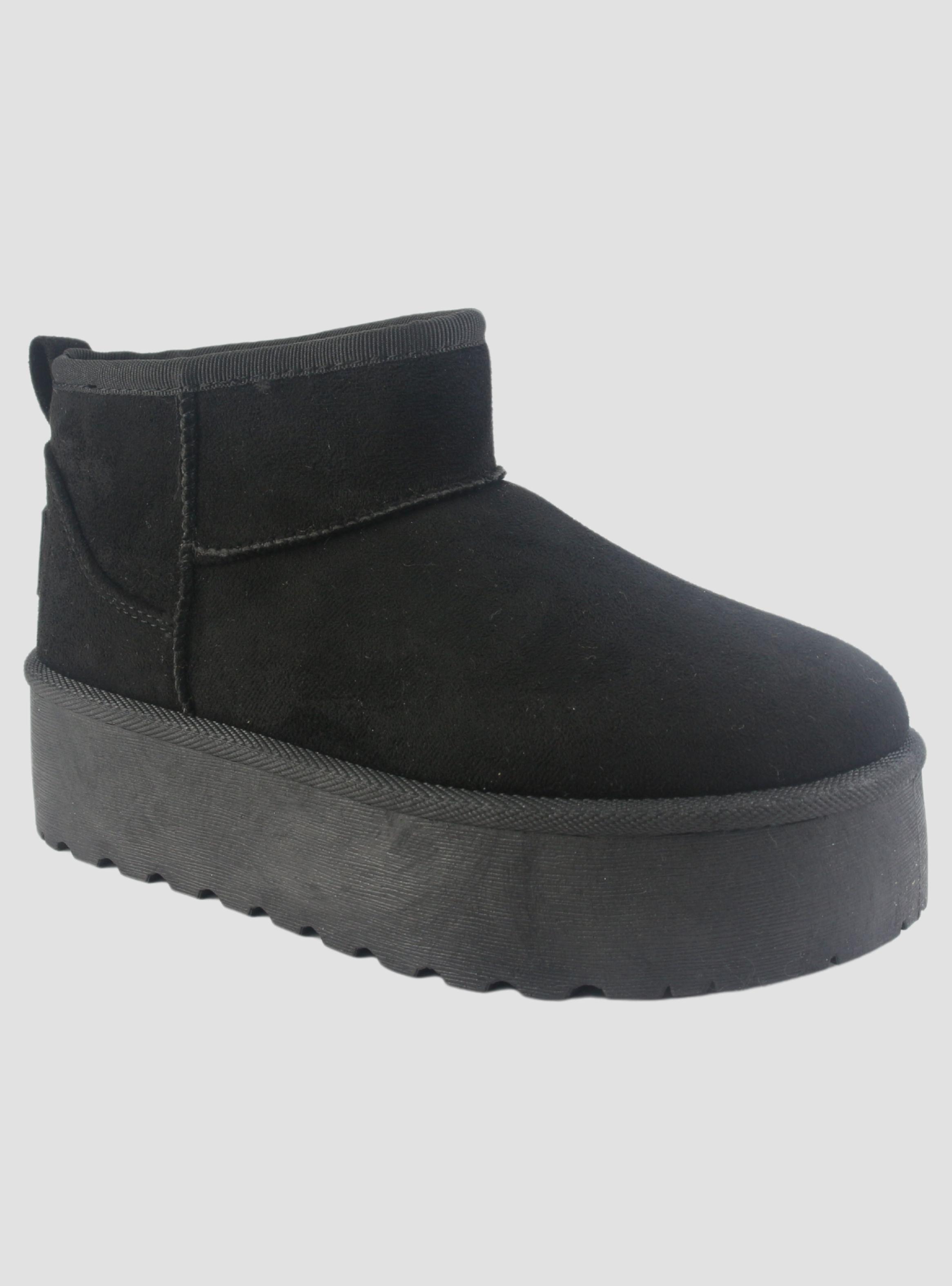 Botin Chalada Mujer Pinguih-1 Negro Comfort-2