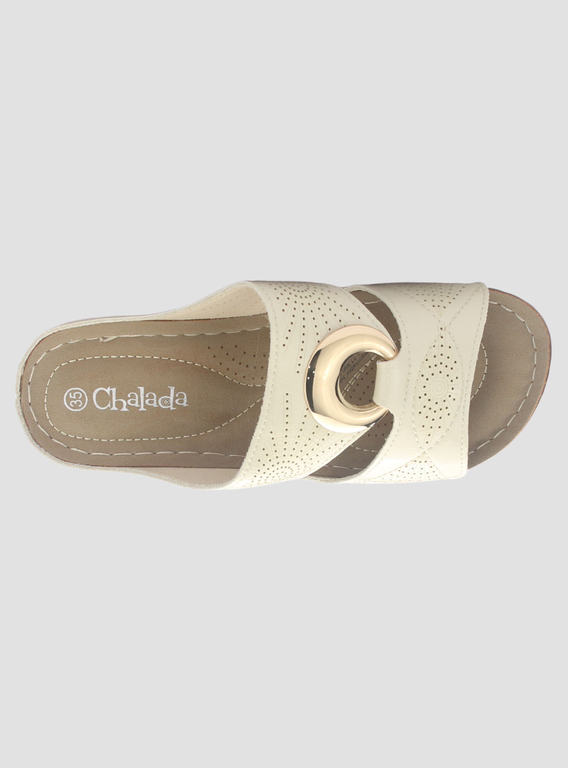 Sandalia Mujer Chalada Kon-17 Beige Casual-4