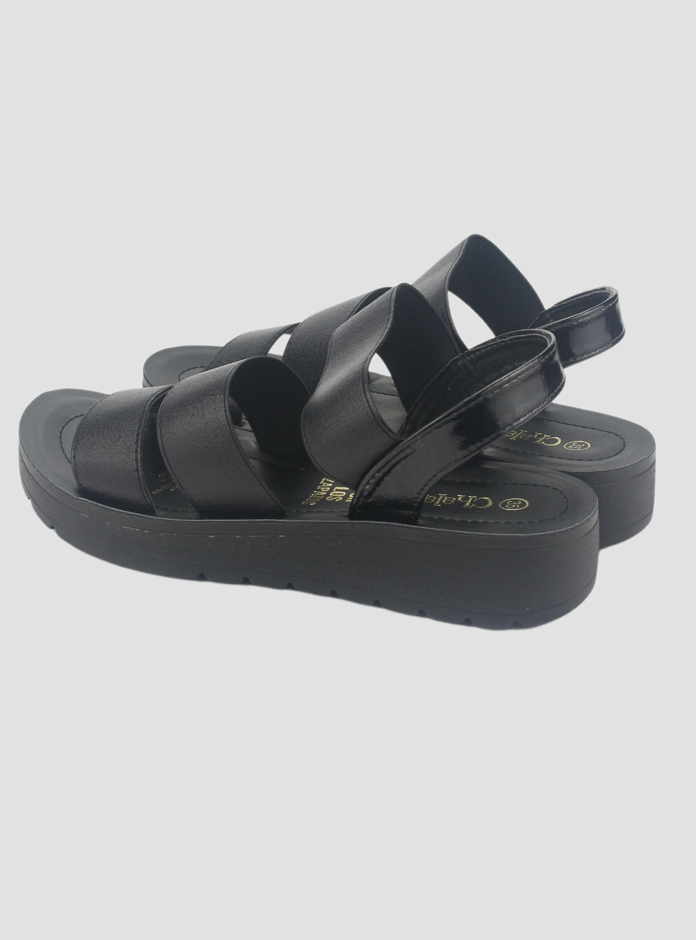 Sandalia Chalada Mujer Quantah-20 Negro Casual-5