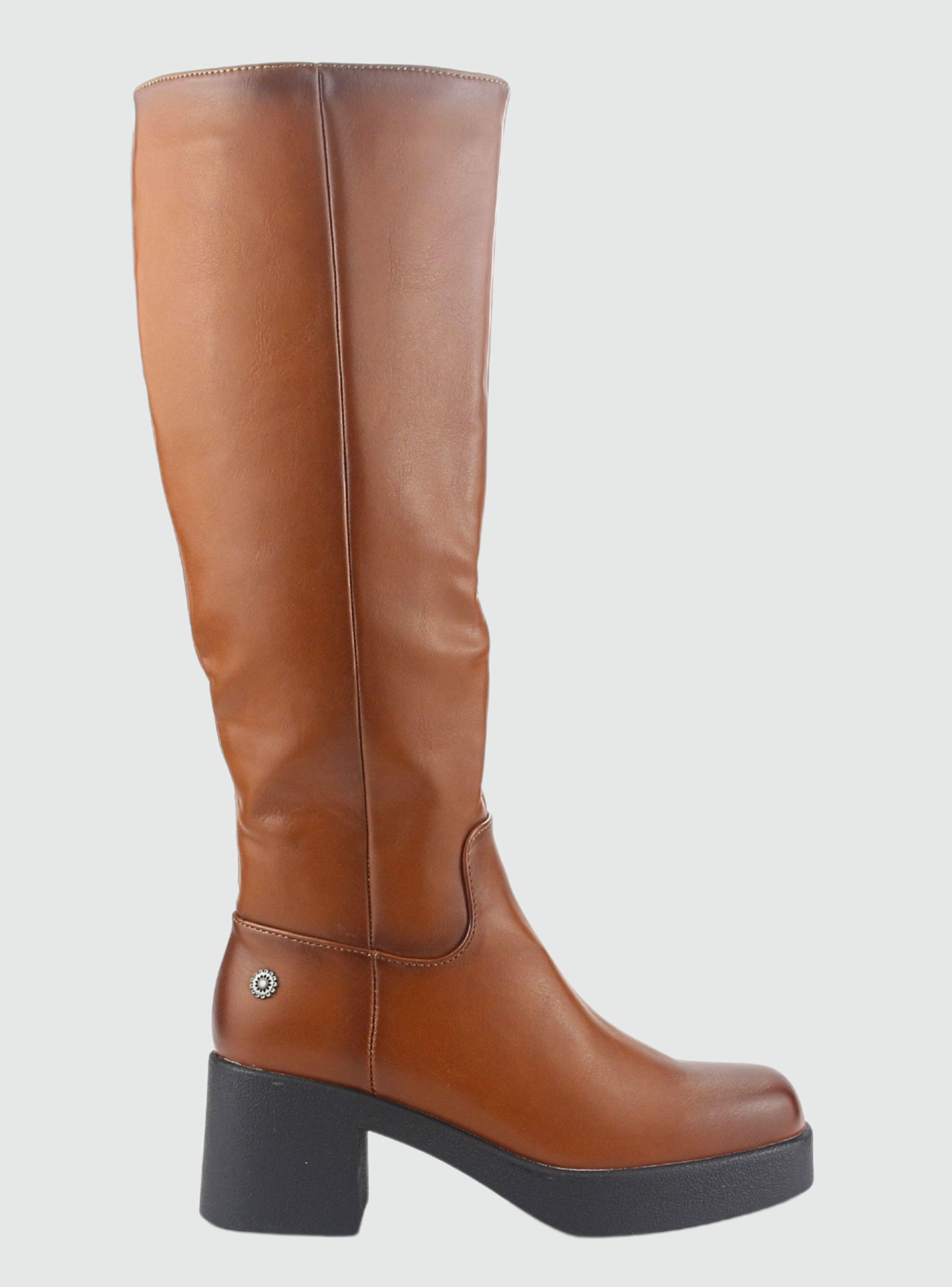 Bota Chalada Mujer Fusion-5 Tostado Casual-0