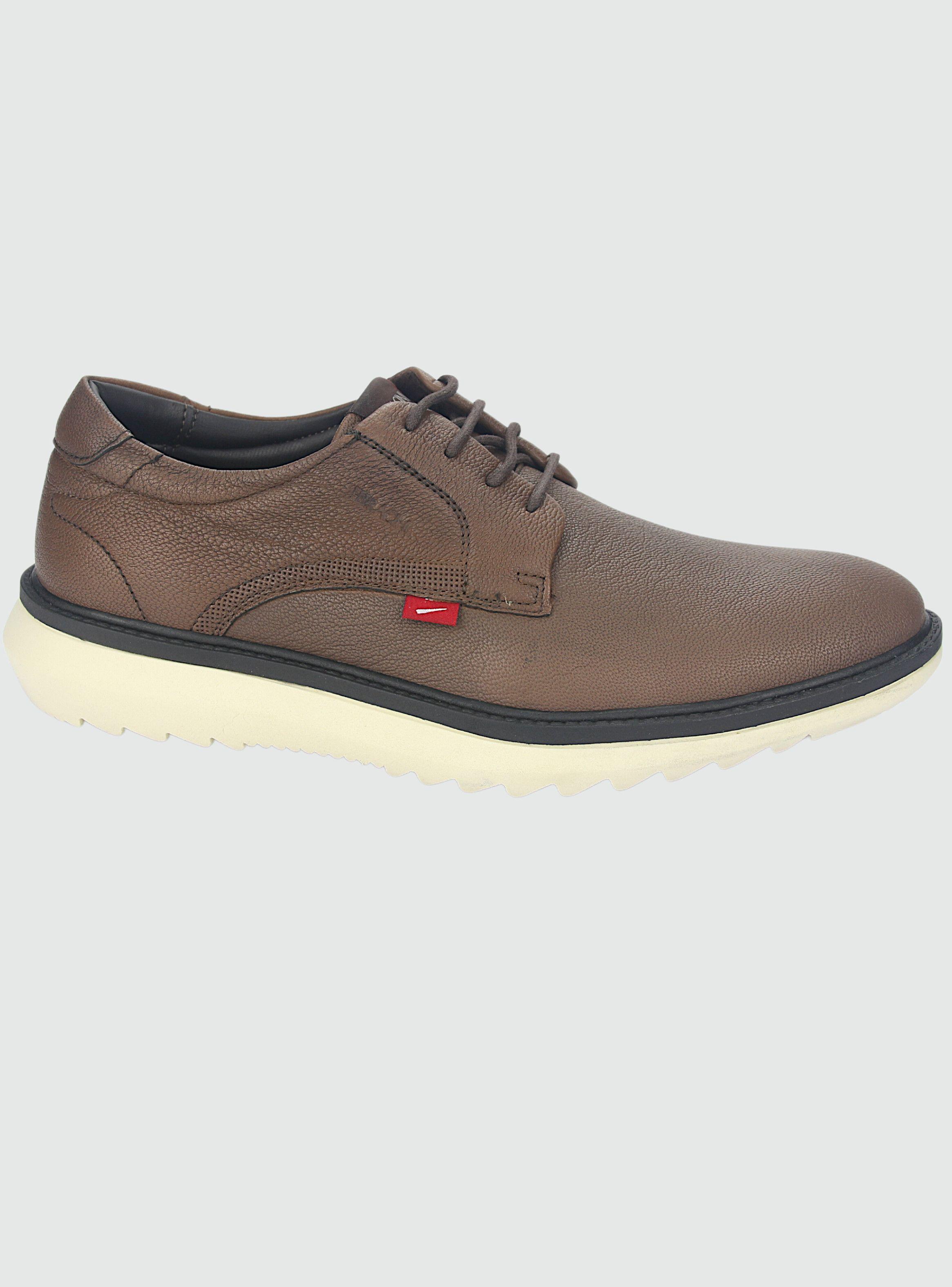 Zapato Ferracini Galaxy Hombre 6770 W Tabaco Casual-0