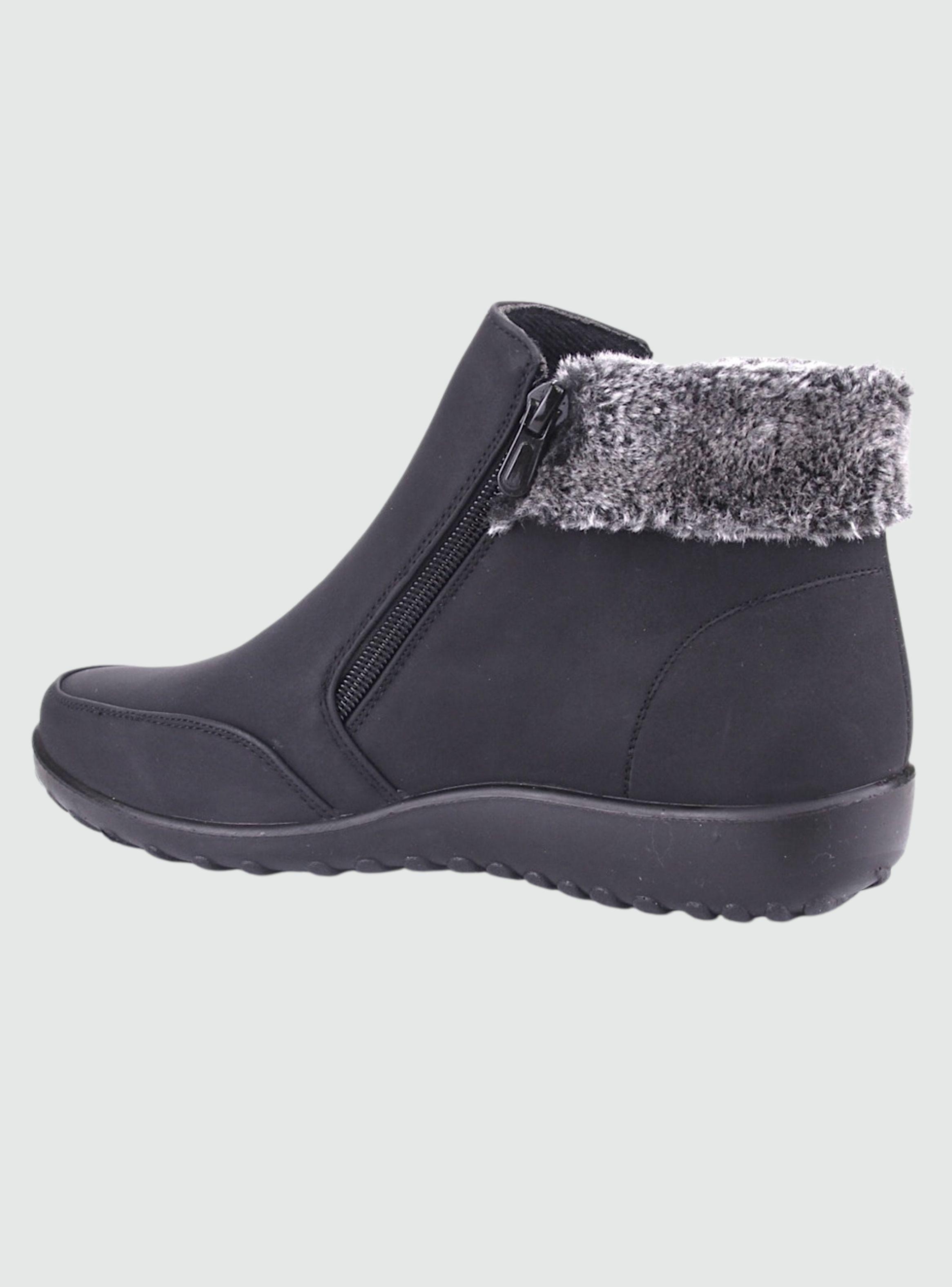 Botin Chalada Mujer Puba-1 Negro Casual-1