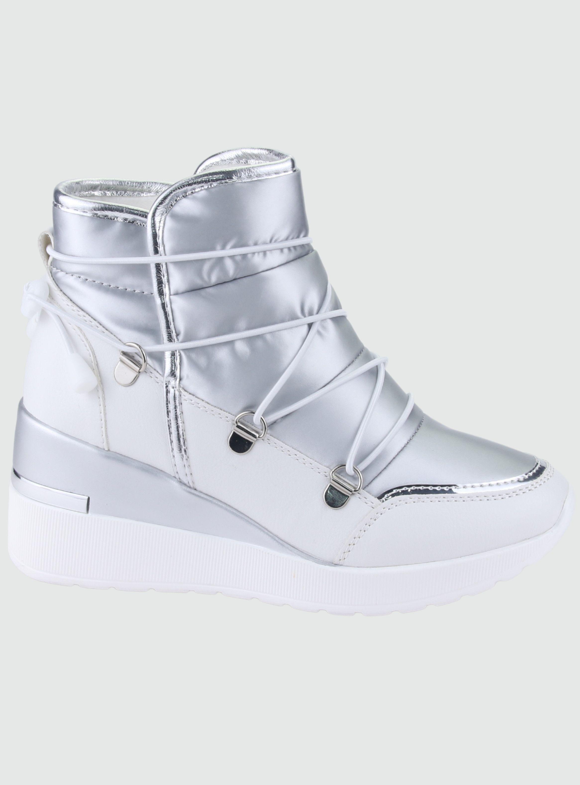 Botin Chalada Mujer Bolden-10 Plateado Casual-0