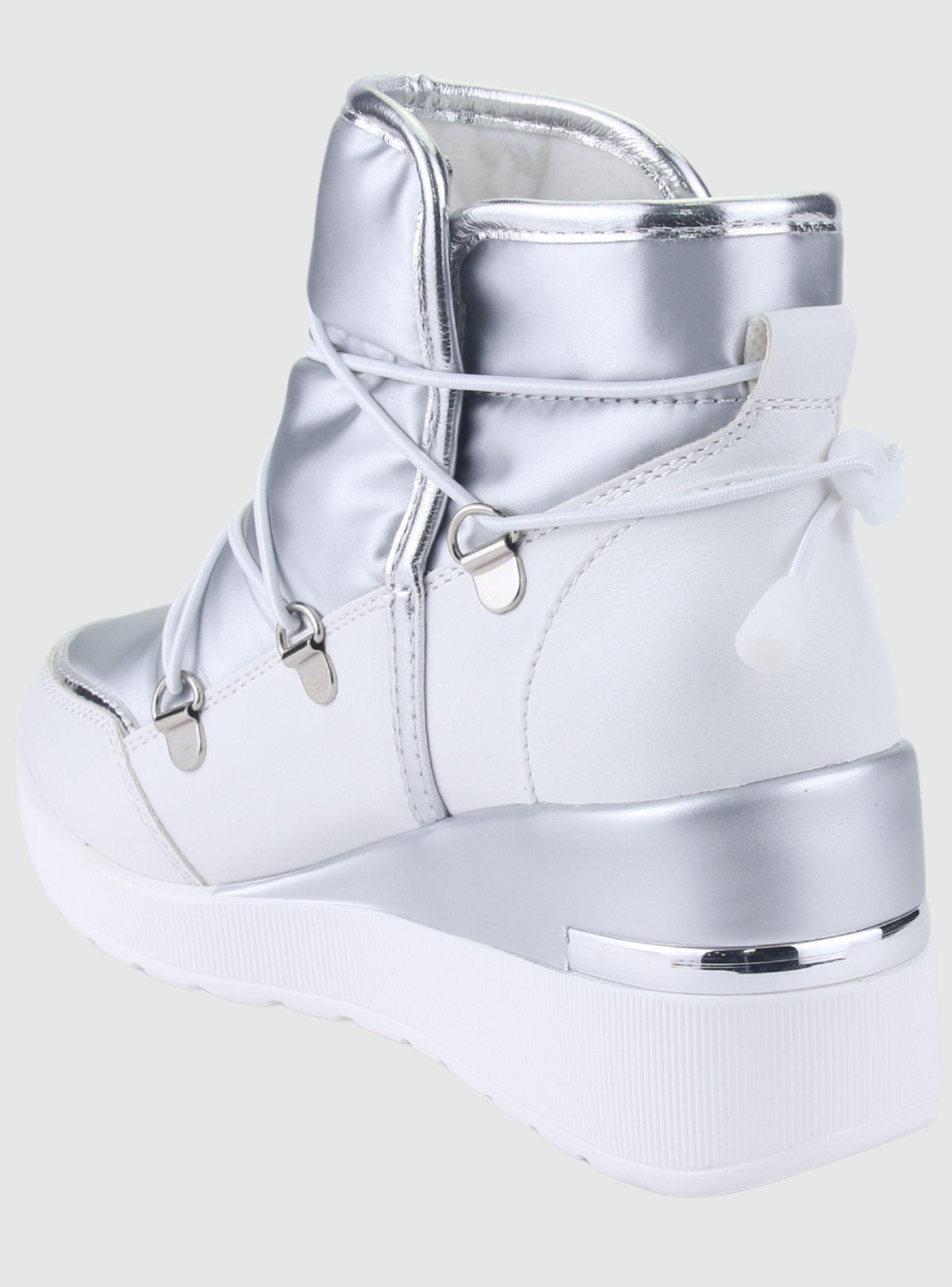 Botin Chalada Mujer Bolden-10 Plateado Casual-2