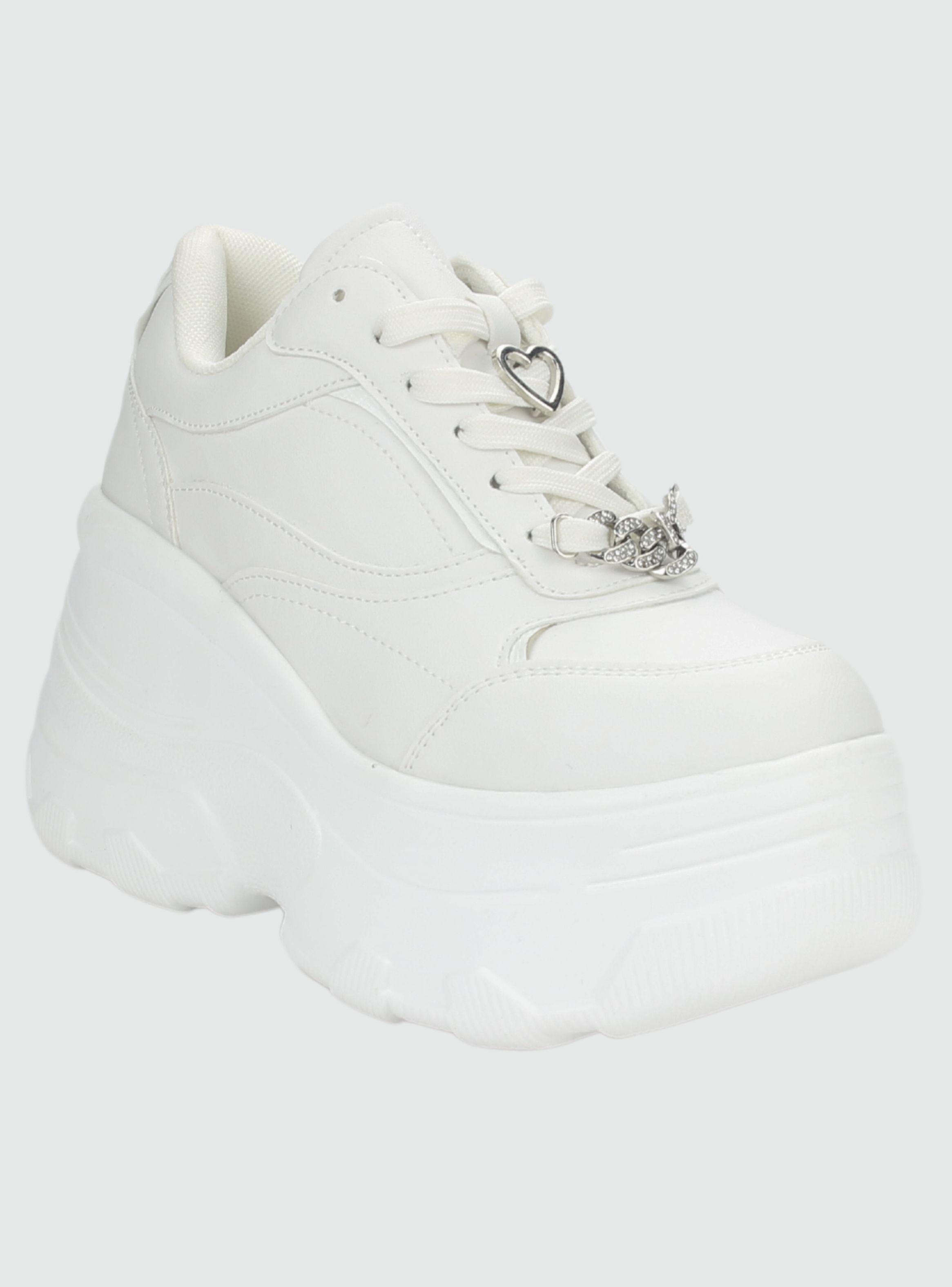 Zapatilla Chalada Mujer Nake-1 Blanco Urbano-2