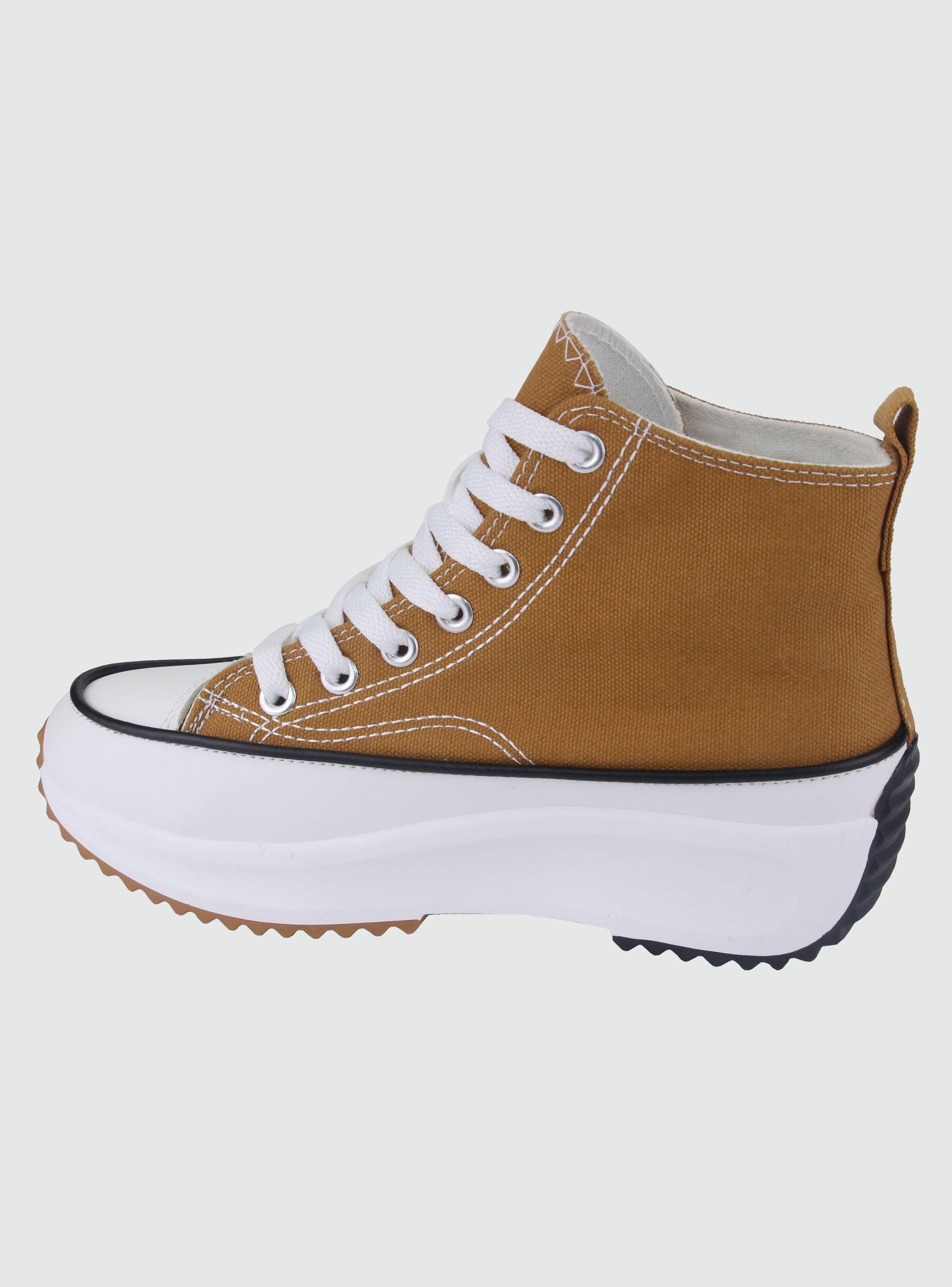 Zapatilla Funway Mujer Biggerh-1 Camel Moda-1