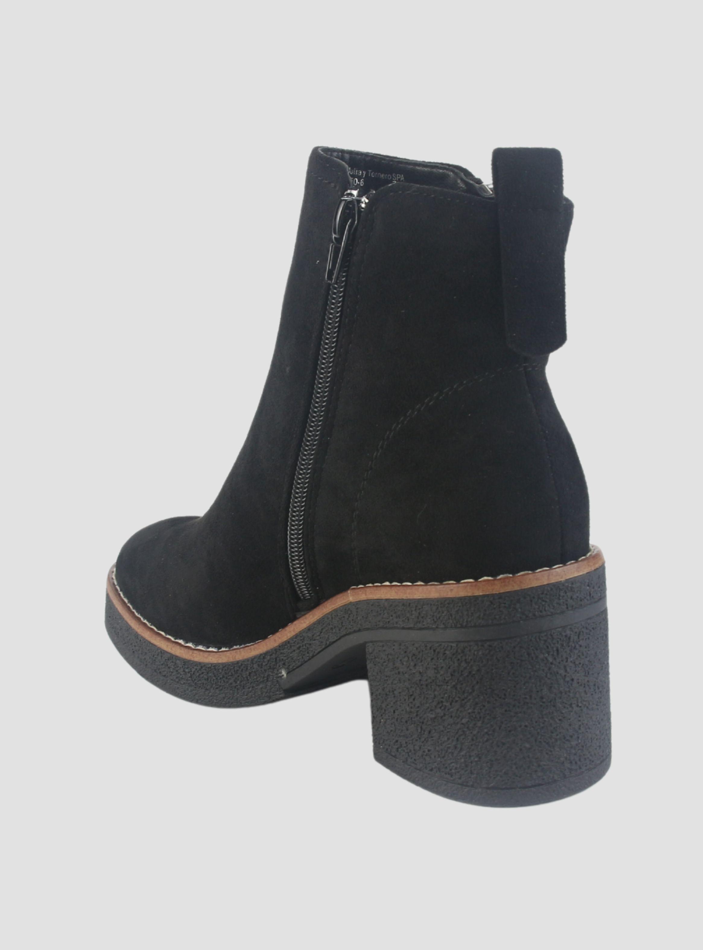 Botin Chalada Mujer Bricca-2 Negro Casual-3
