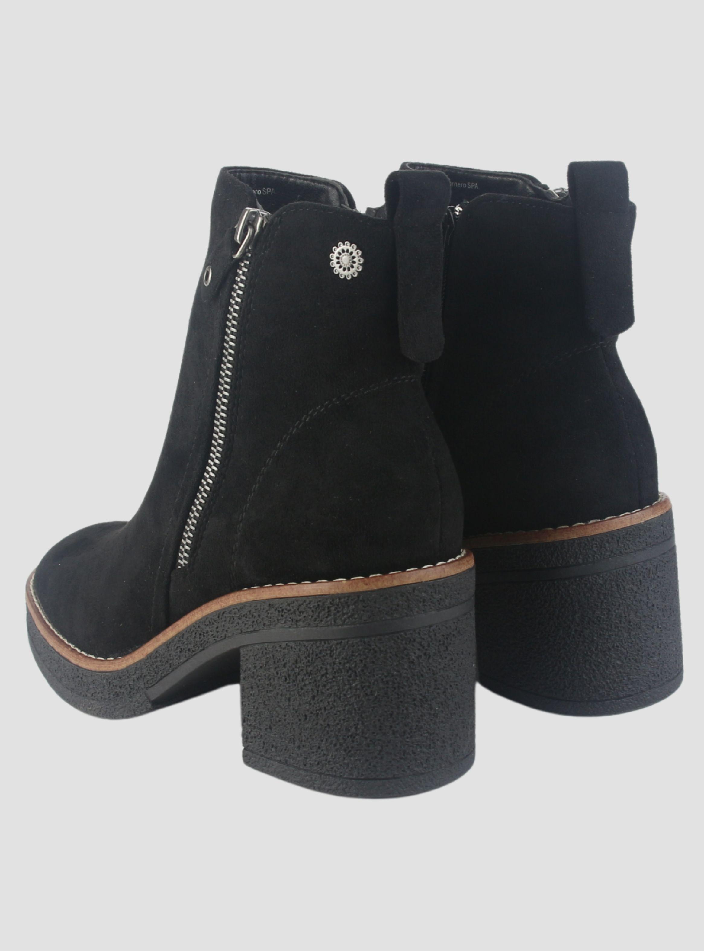 Botin Chalada Mujer Bricca-2 Negro Casual-5