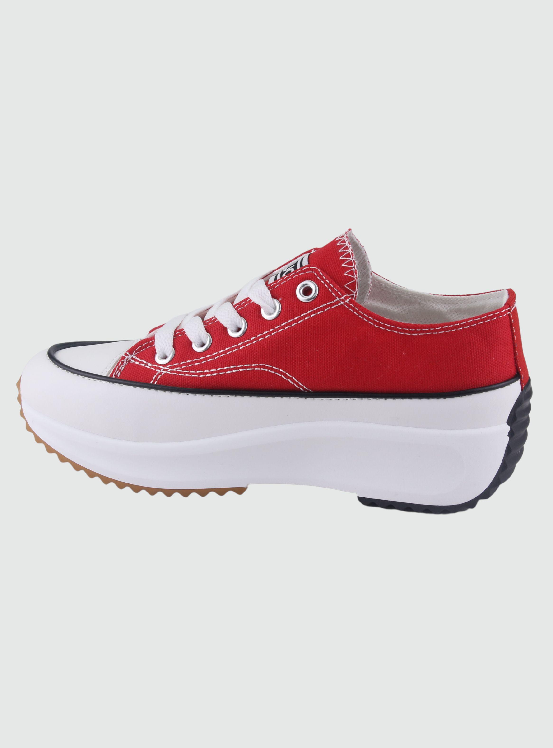 Zapatilla Funway Mujer Biggerh-2 Rojo Moda-1