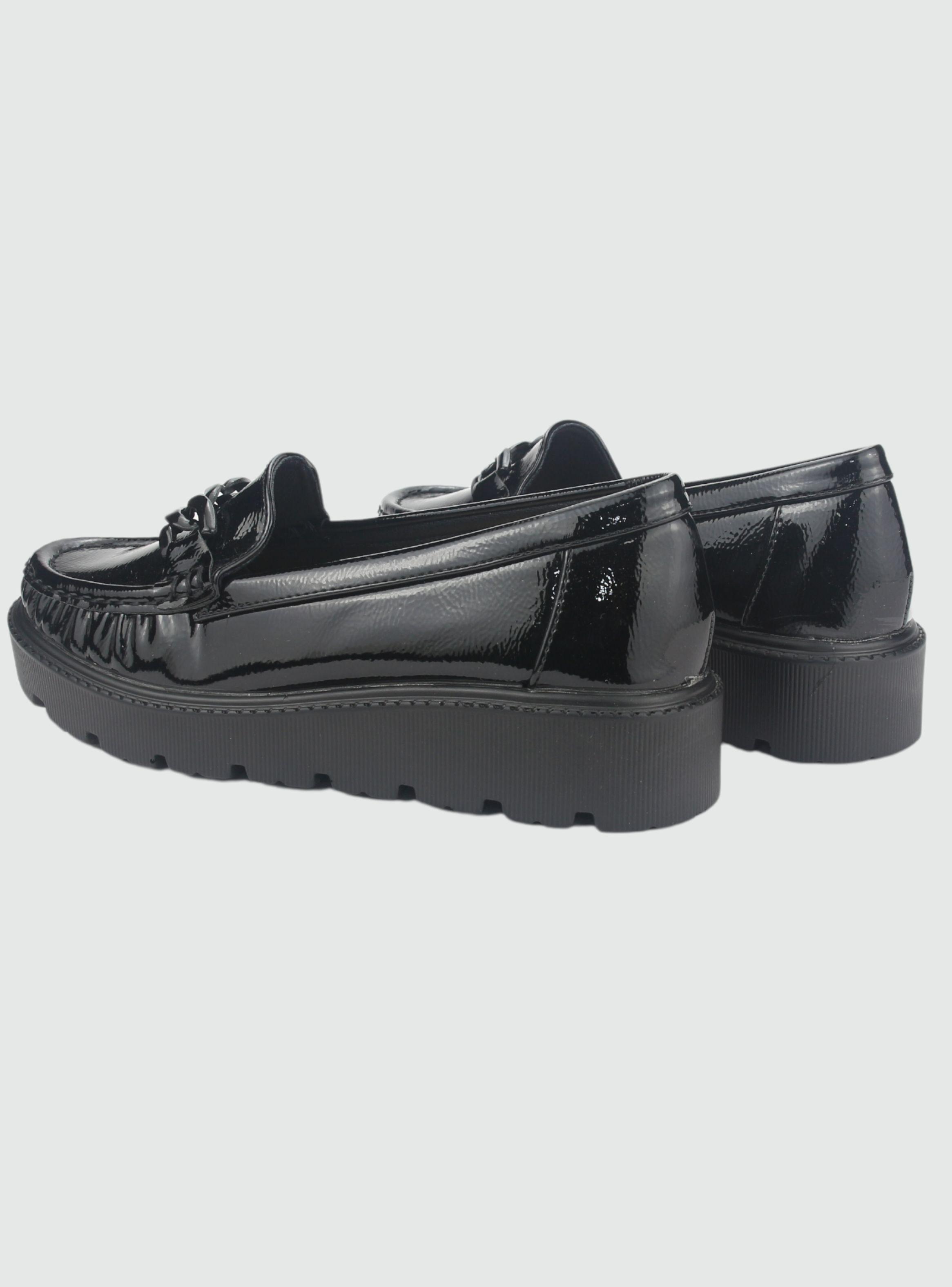 Mocasin Chalada Mujer Gran-21 Negro Casual-5