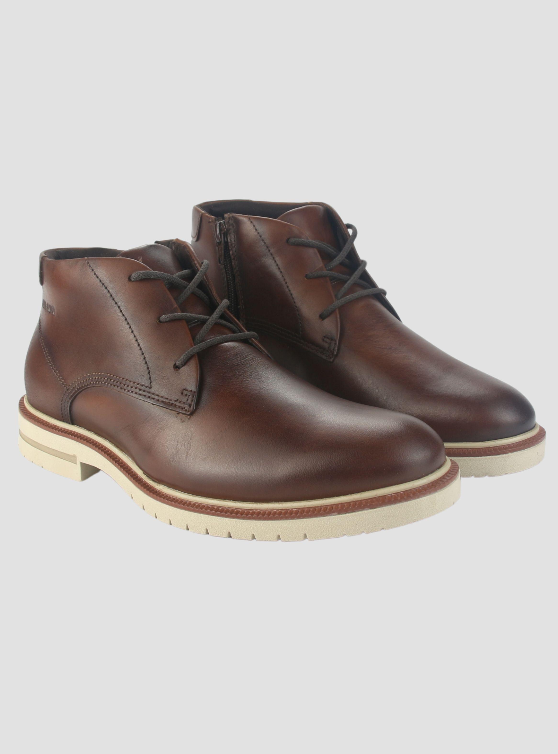 Botin Ferracini Hombre 5437 Firenze Café Oscuro Casual-4