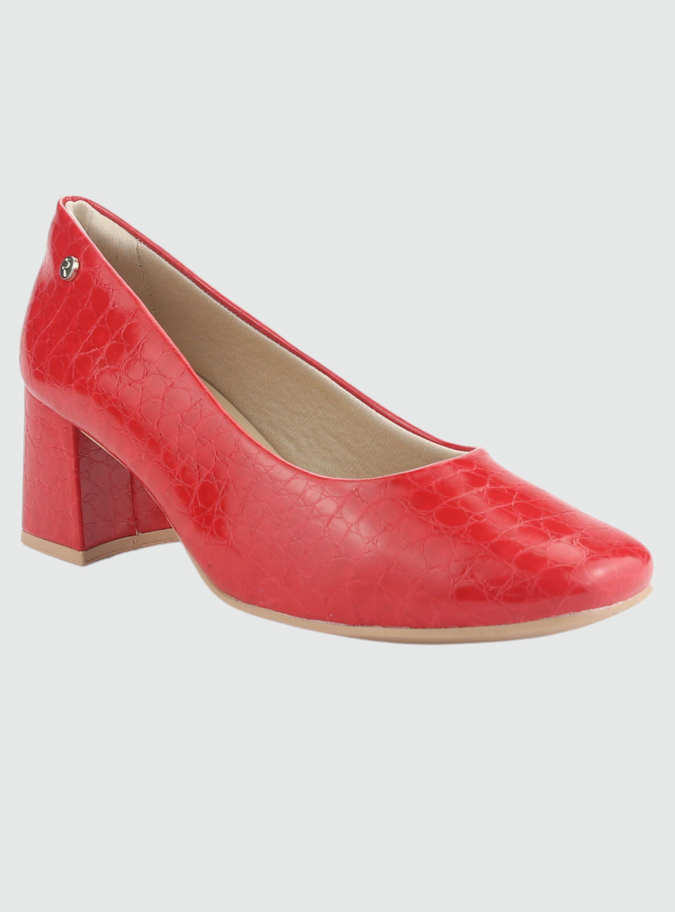 Zapato Chalada Mujer 2417101 Rojo Casual-2