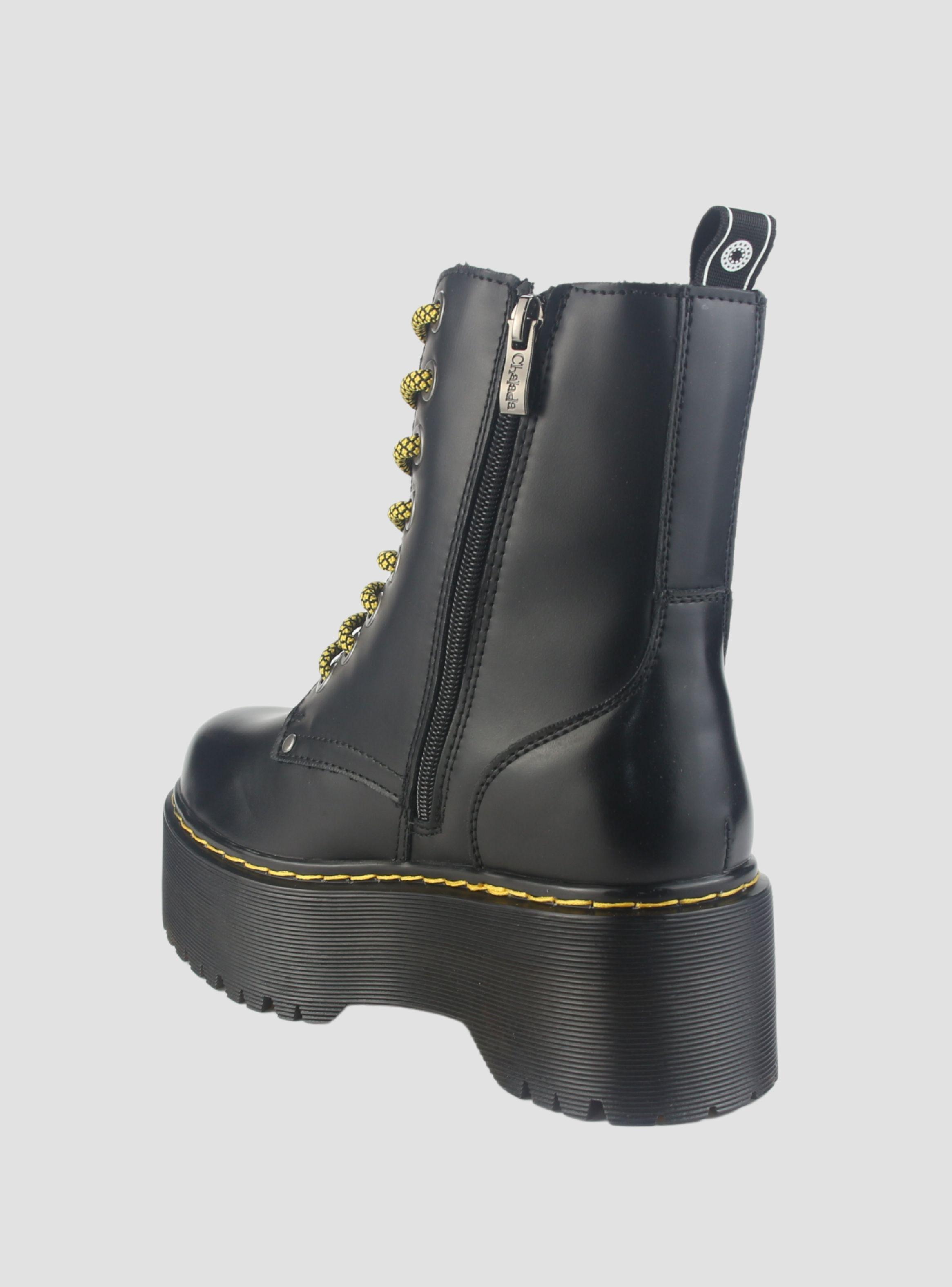 Botin Chalada Mujer Poolh-11 Negro Moda-3