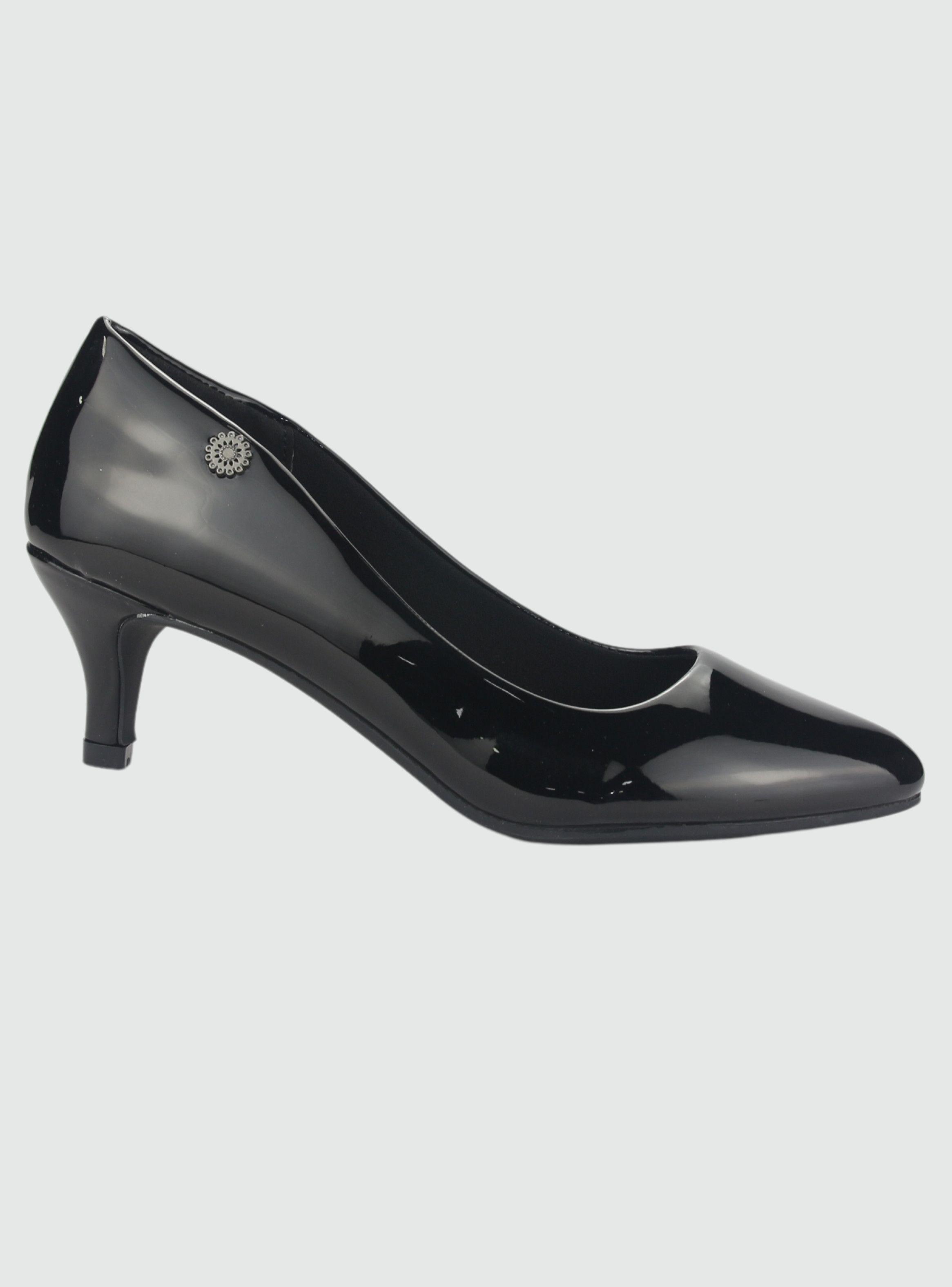 Zapato Chalada Mujer Conforto-10 Negro Casual-0