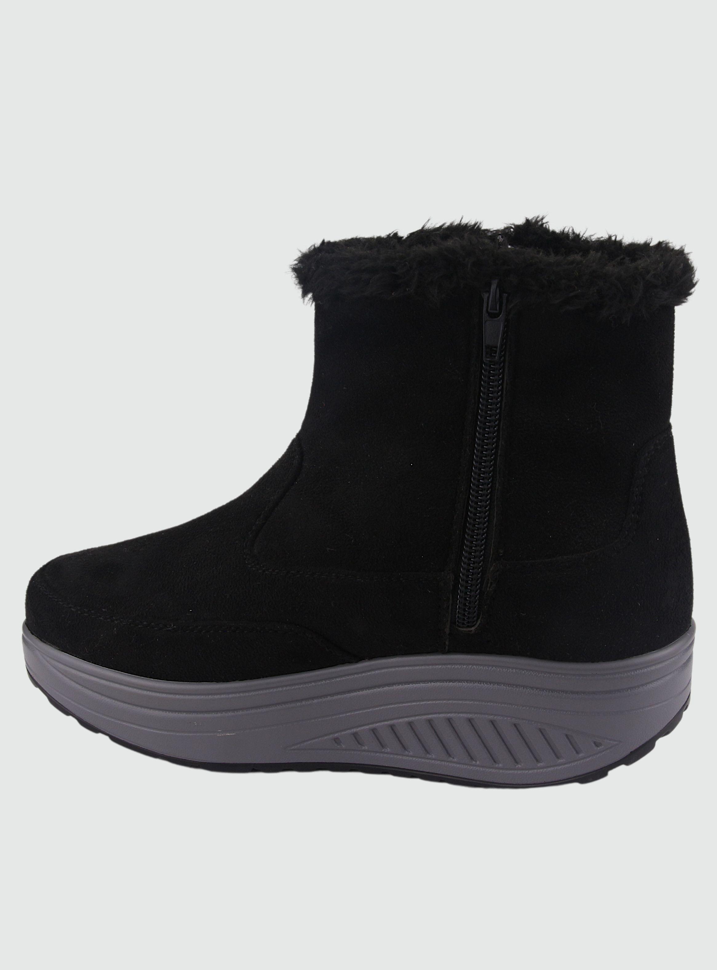 Botin Funway Mujer Tija-19 Negro Casual-1