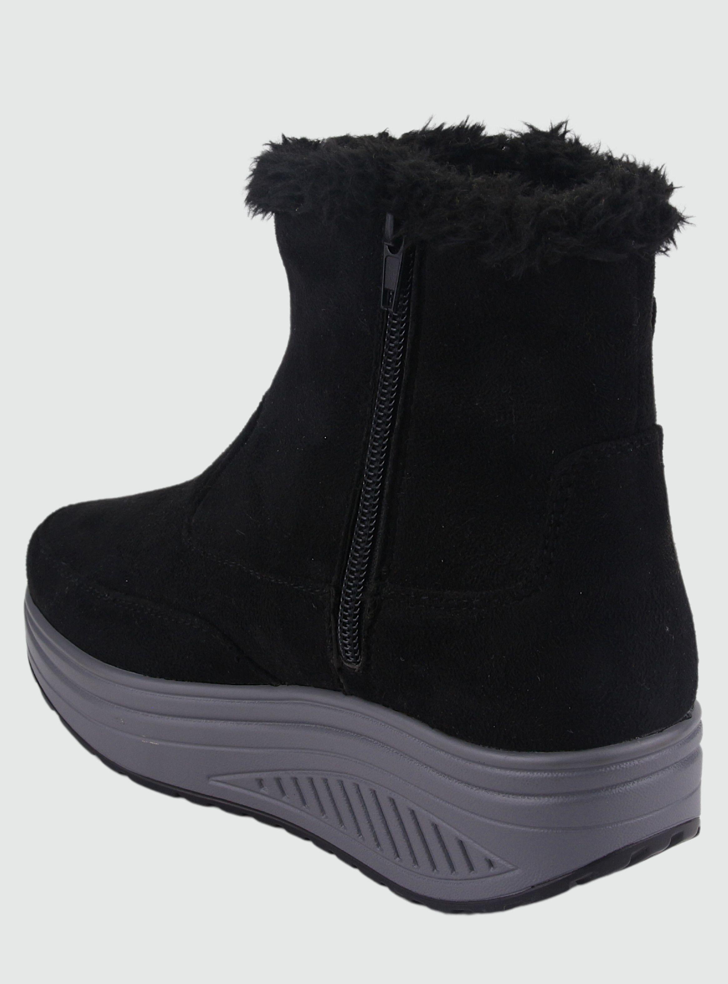 Botin Funway Mujer Tija-19 Negro Casual-3