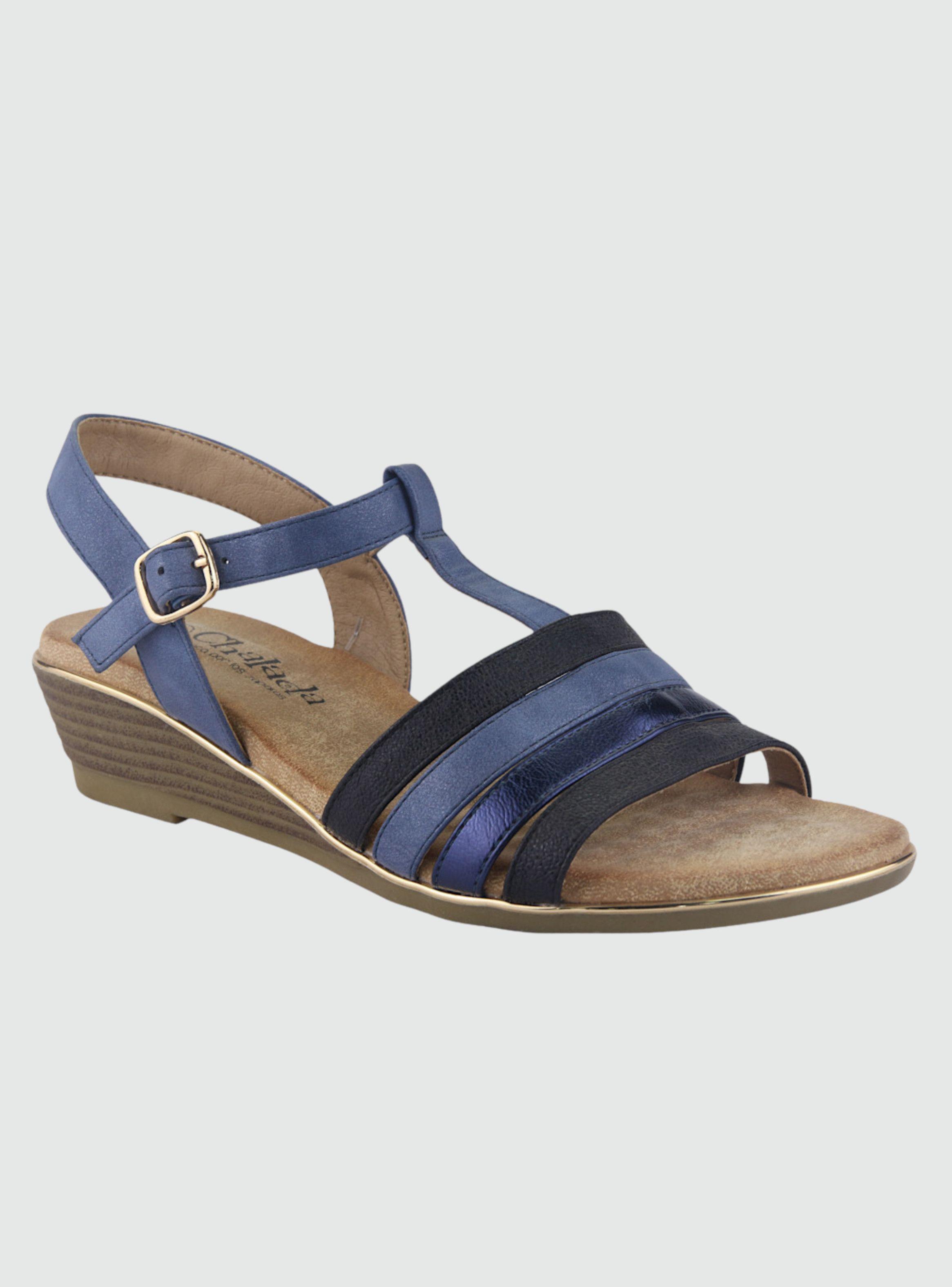 Sandalia Chalada Mujer Alba-5 Azul Marino Casual-0