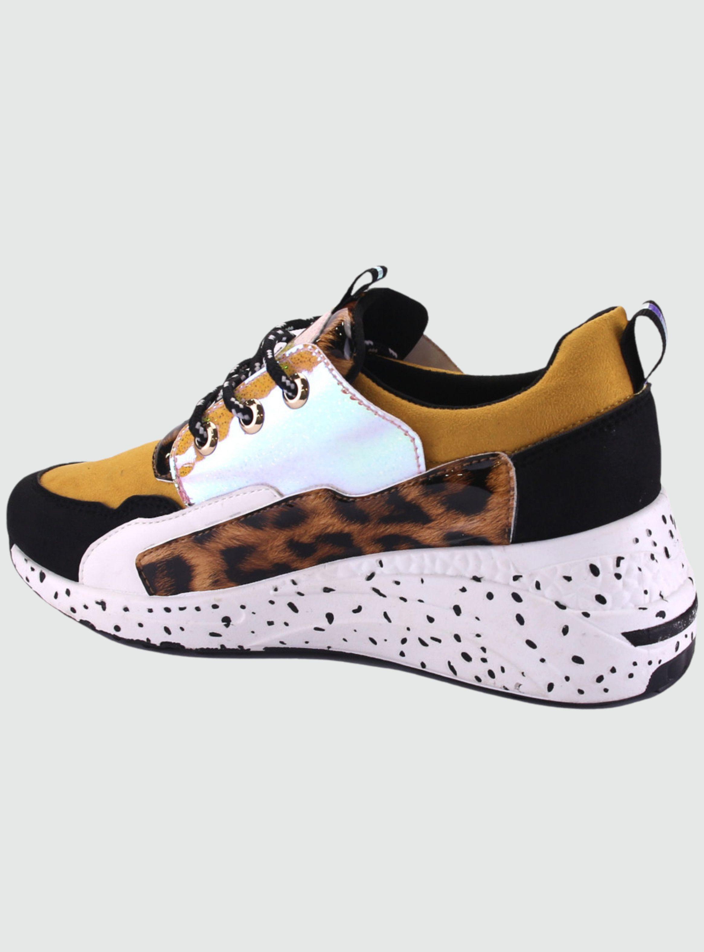 Zapatilla Funway Mujer Rhino-1 Mostaza Urbano-1