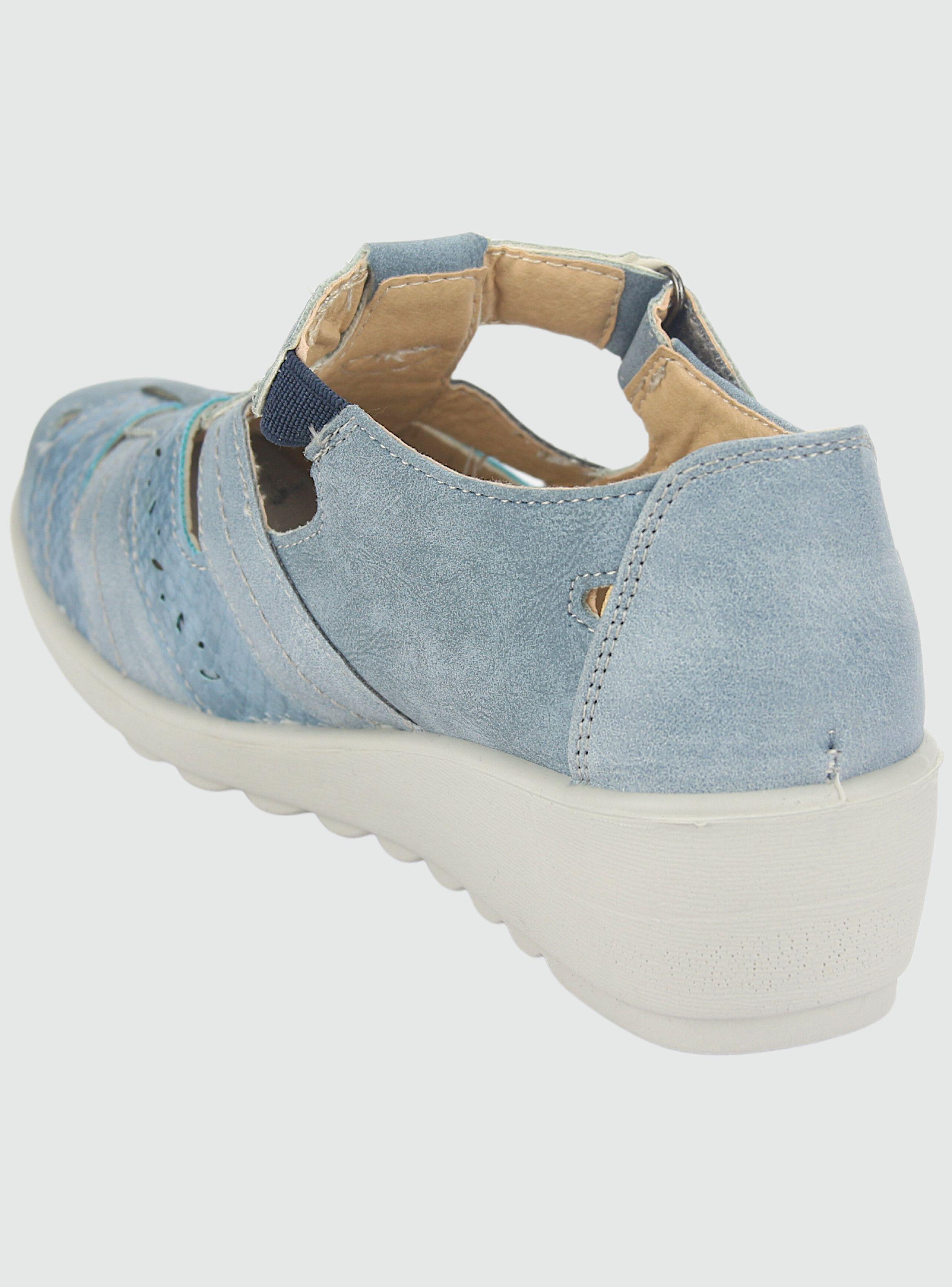 Mocasin Chalada Mujer Deza-2 Azul Casual-3