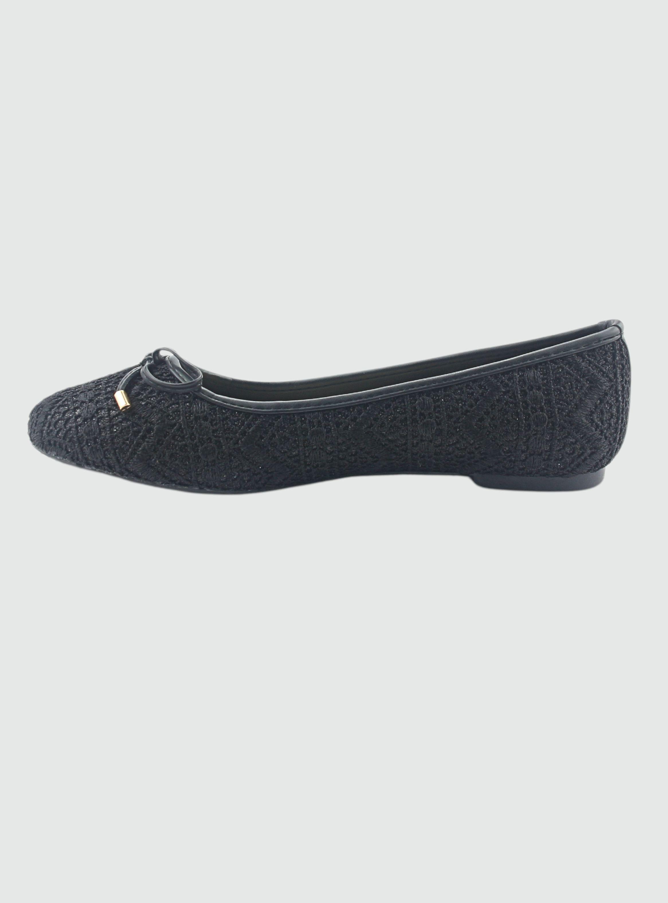 Ballerina Chalada Mujer Nathan-27 Negro Casual-1