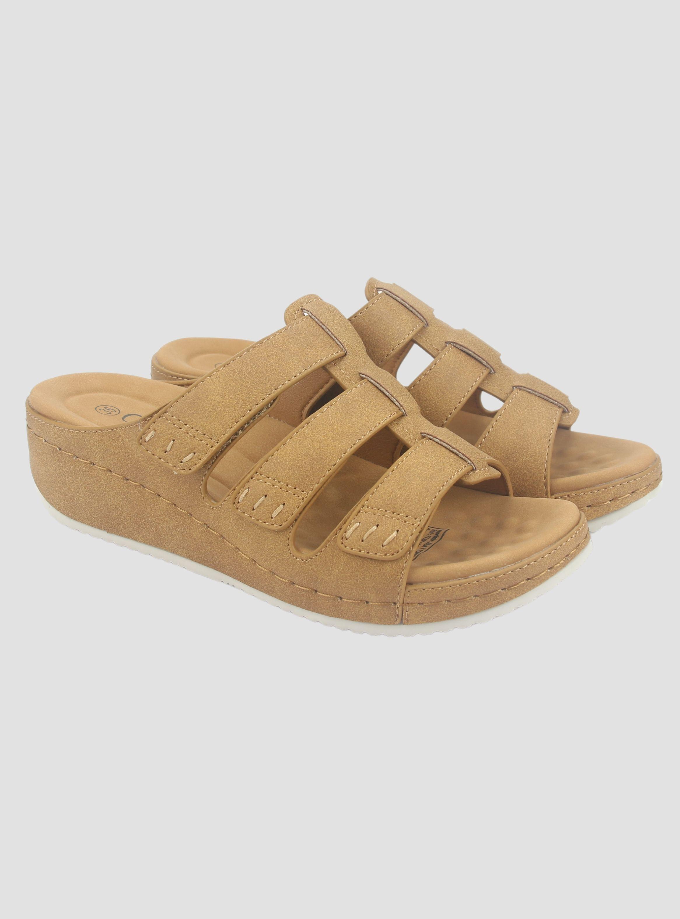 Sandalia Chalada Mujer Kopa-1 Camel Casual-4
