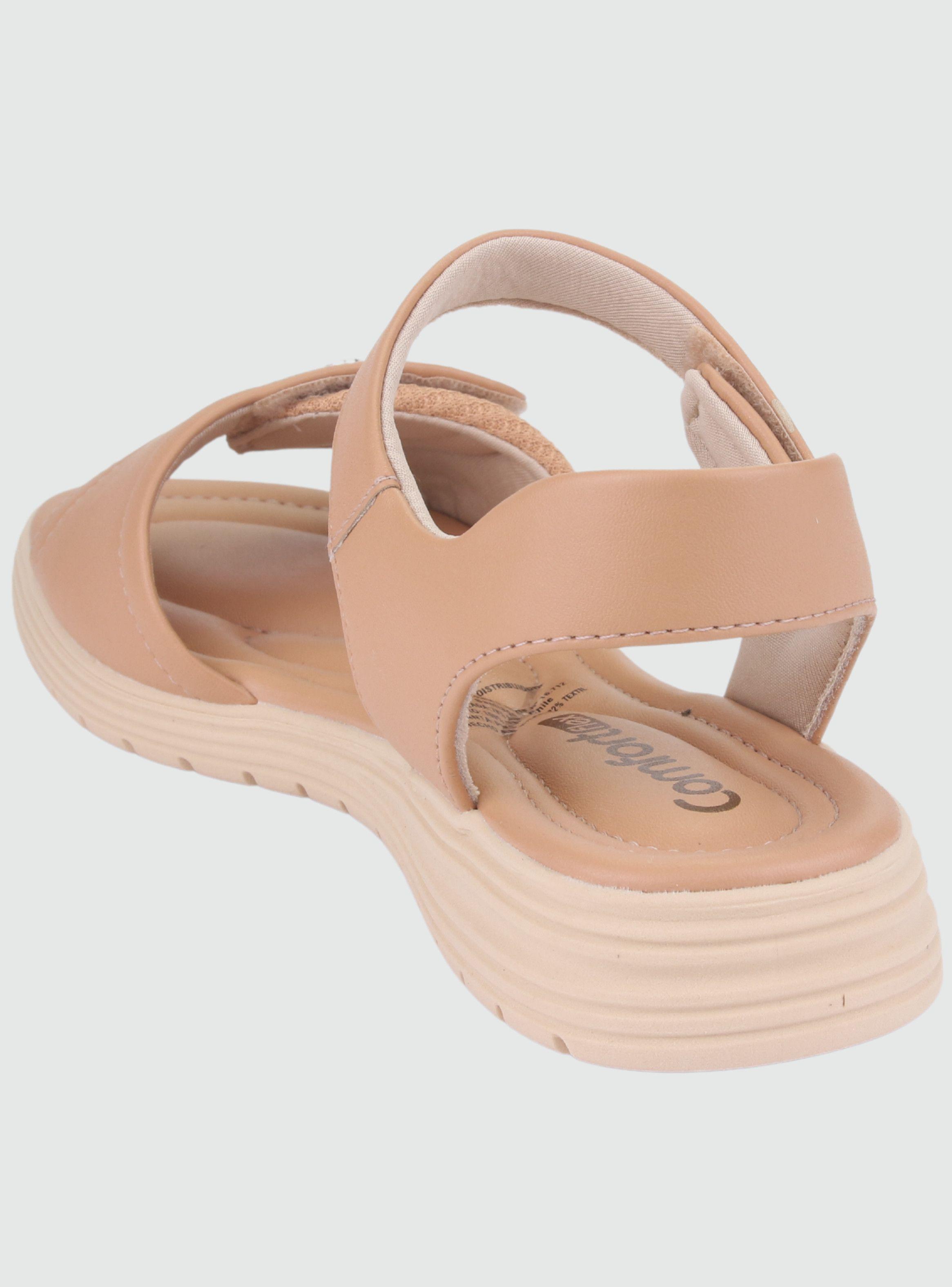 Sandalia Comfortflex Mujer 2251403 Nude Moda-3