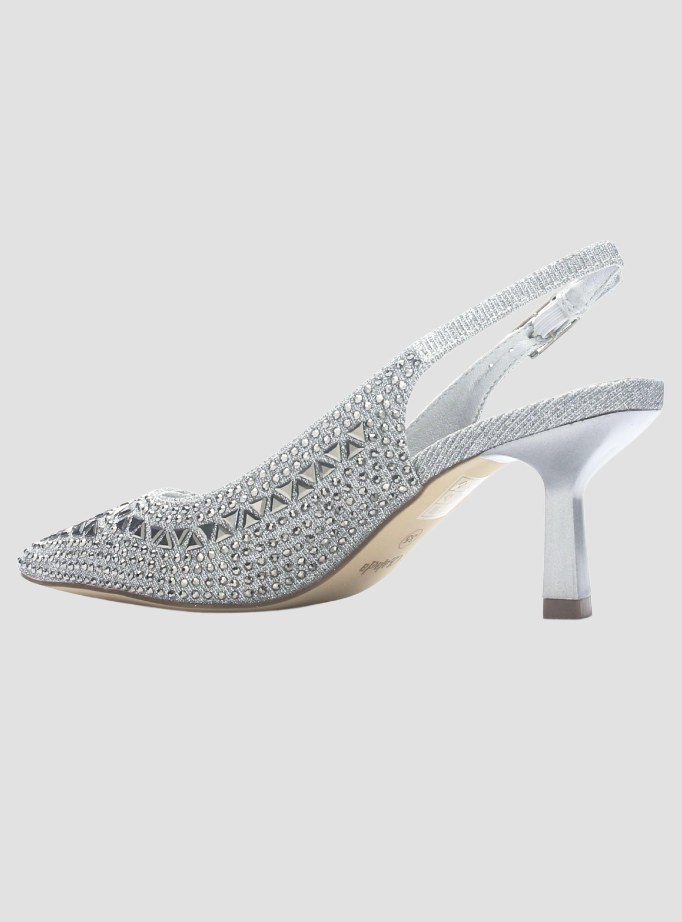 Zapato Mujer Chalada Hot-70 Plateado Casual-3