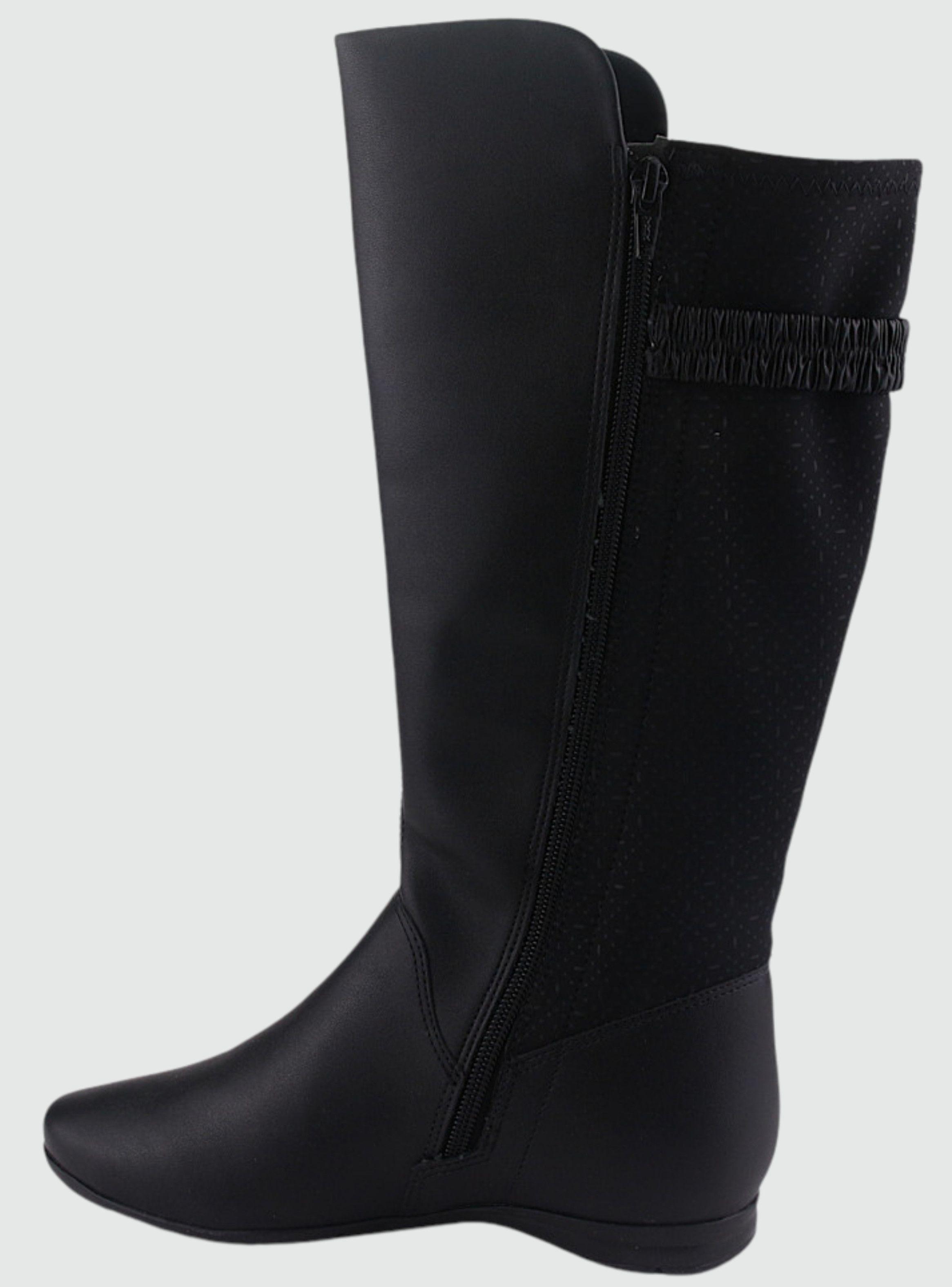 Bota Comfortflex Mujer 2291304 Negro Casual-1