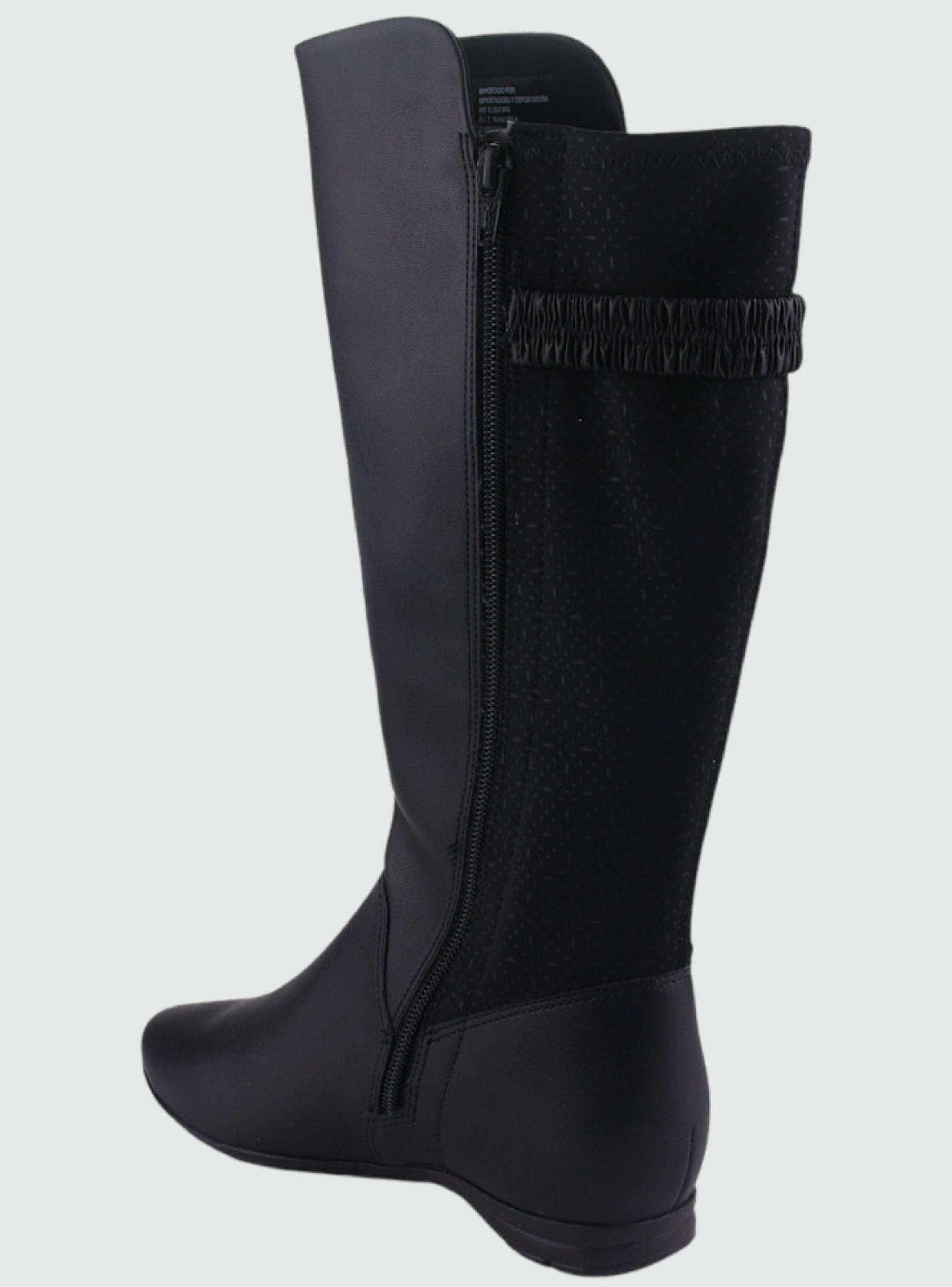 Bota Comfortflex Mujer 2291304 Negro Casual-2
