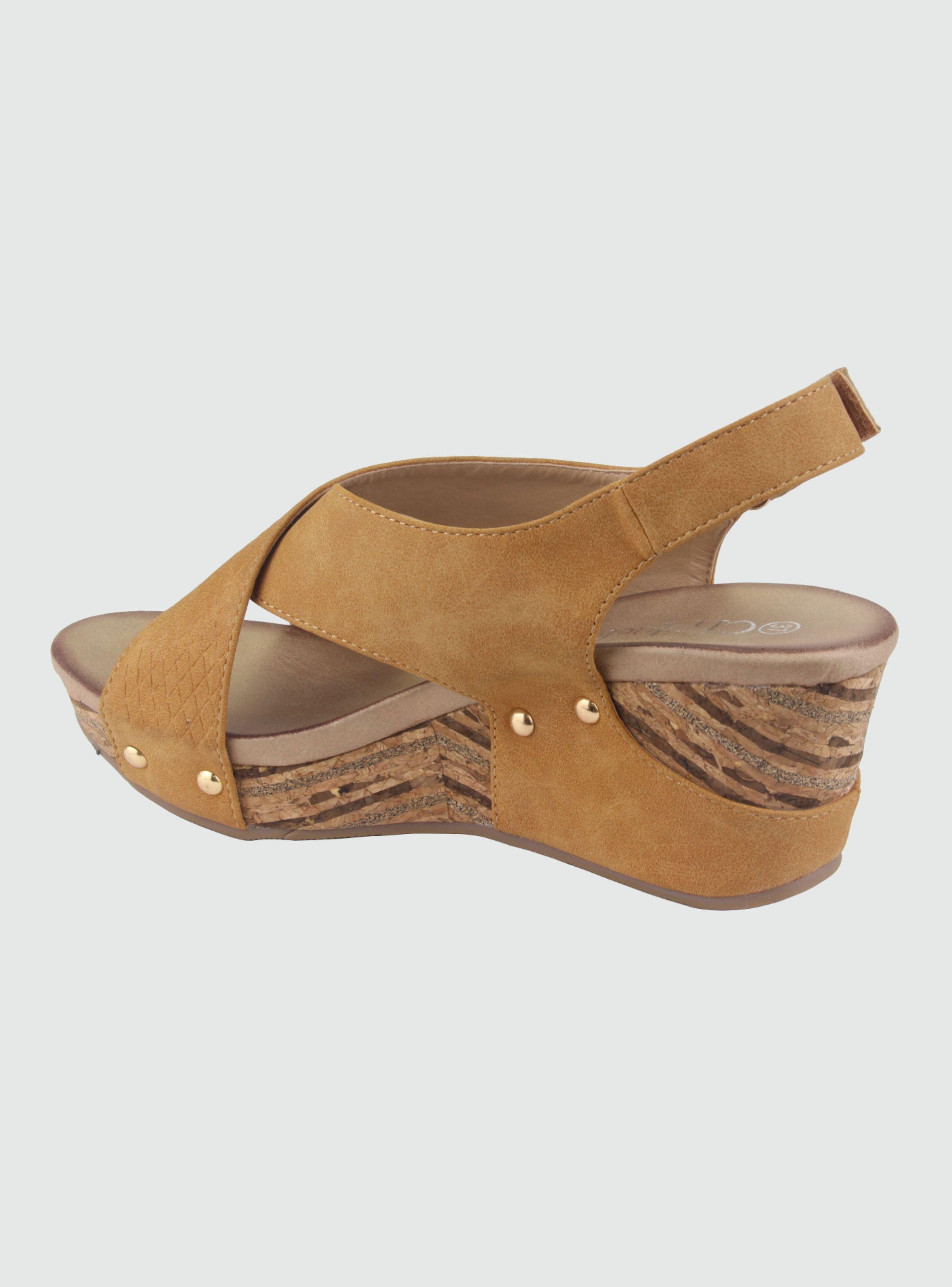 Sandalia Chalada Mujer Pasco-21 Camel Plataforma-1