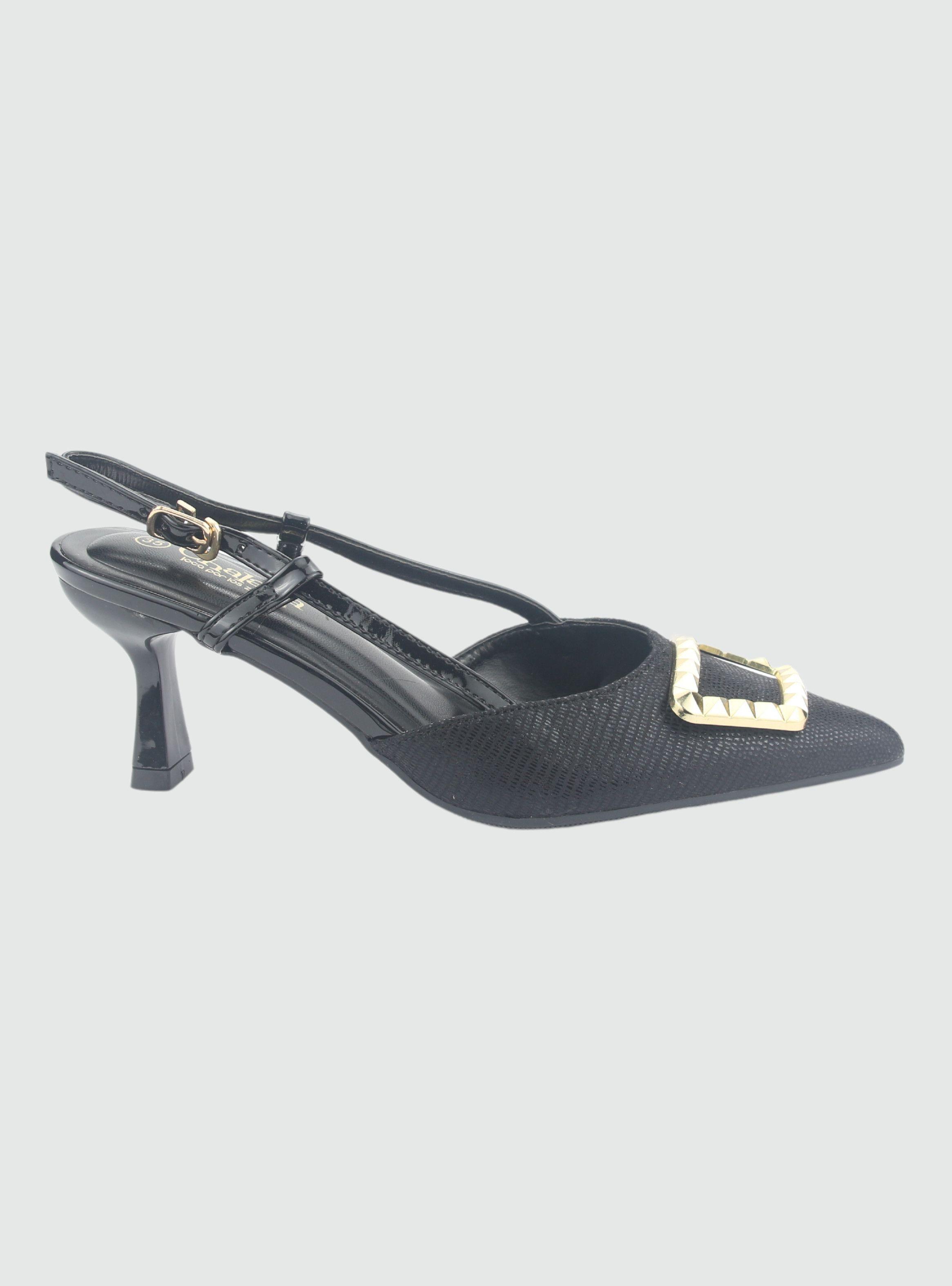 Zapato Chalada Mujer Reggia-1 Negro Moda-0