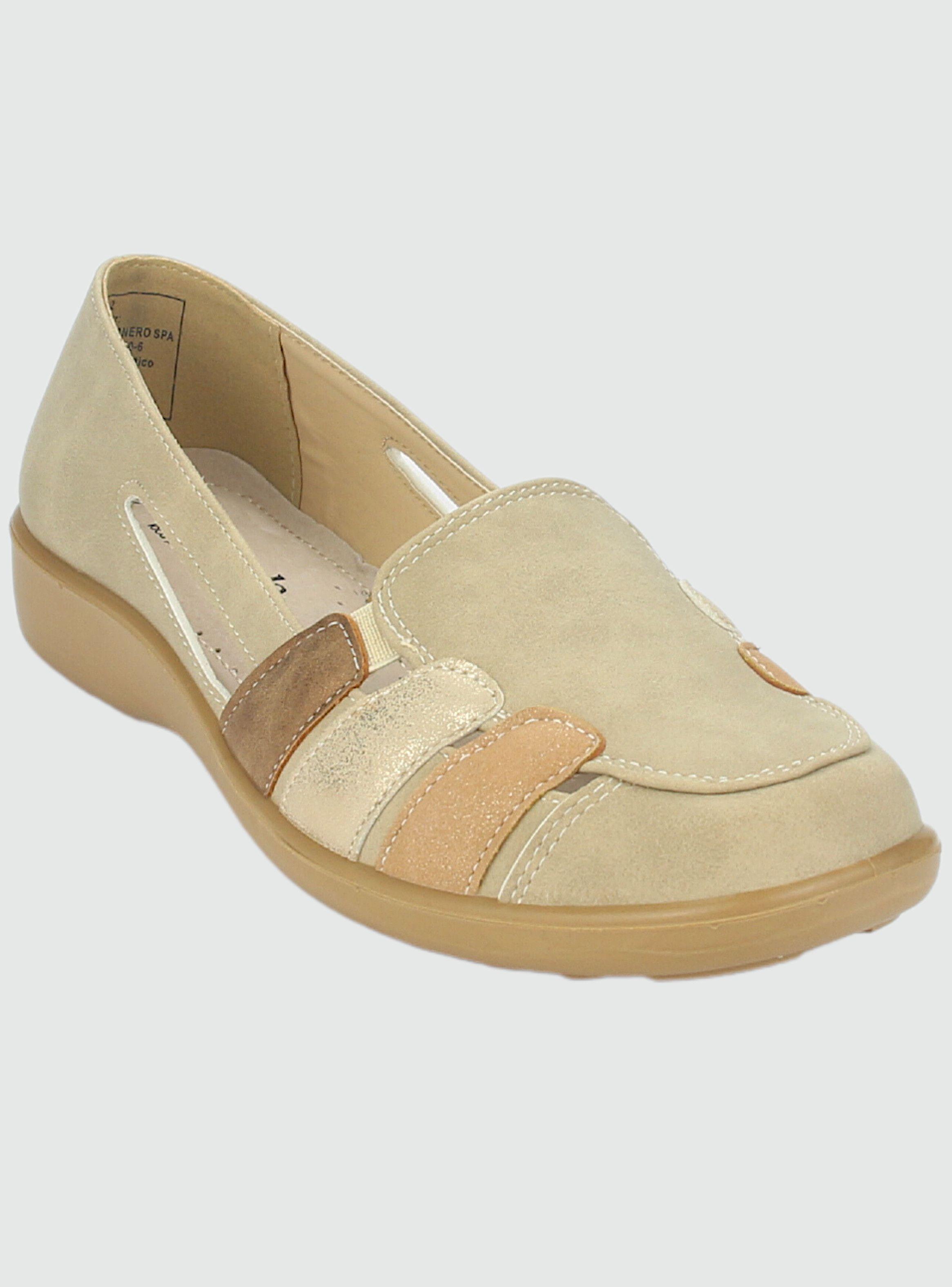Zapato Chalada Mujer Deco-2 Beige Comfort-2
