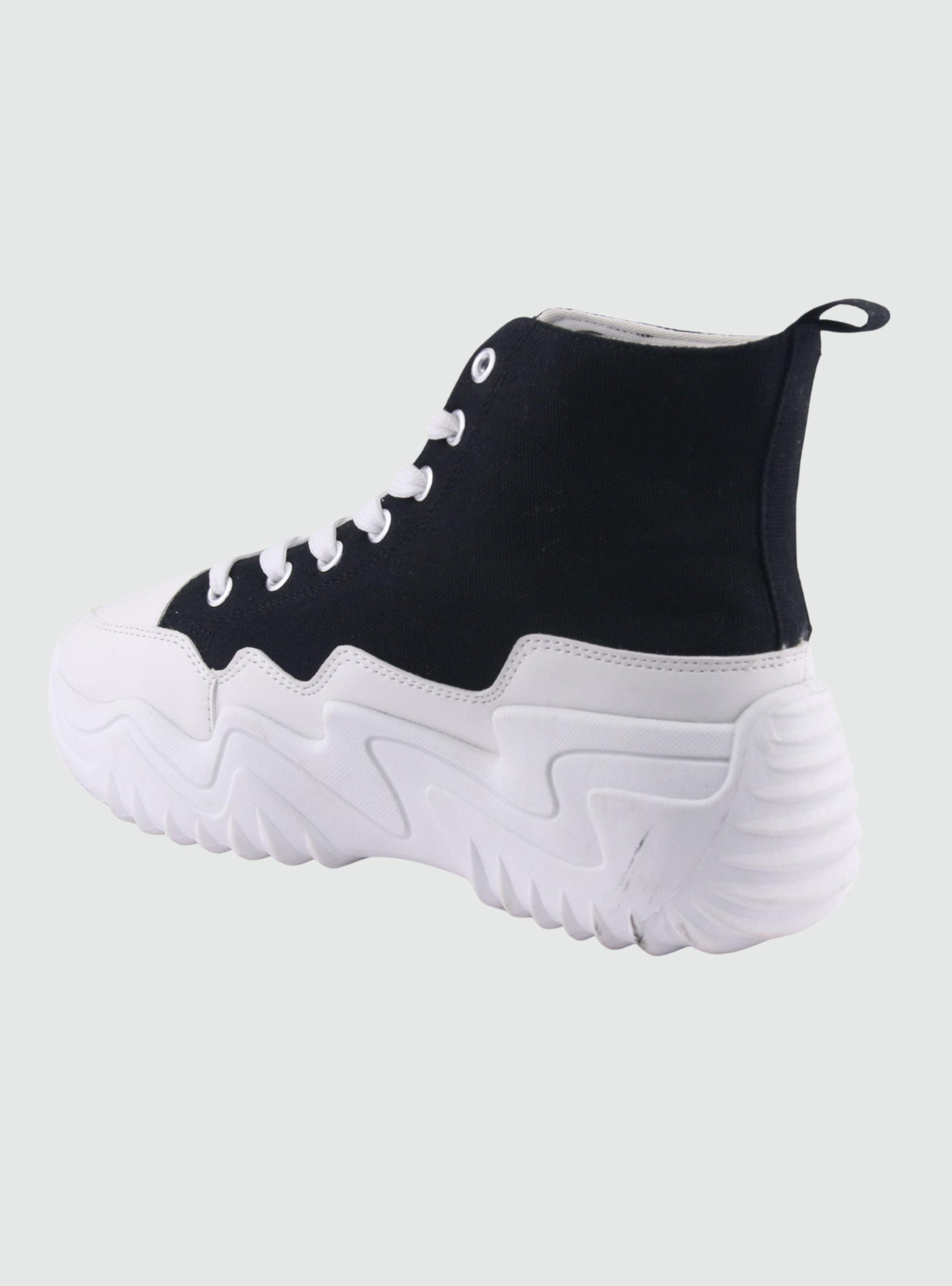 Zapatilla Chalada Mujer Clash-1 Negro Urbano-1