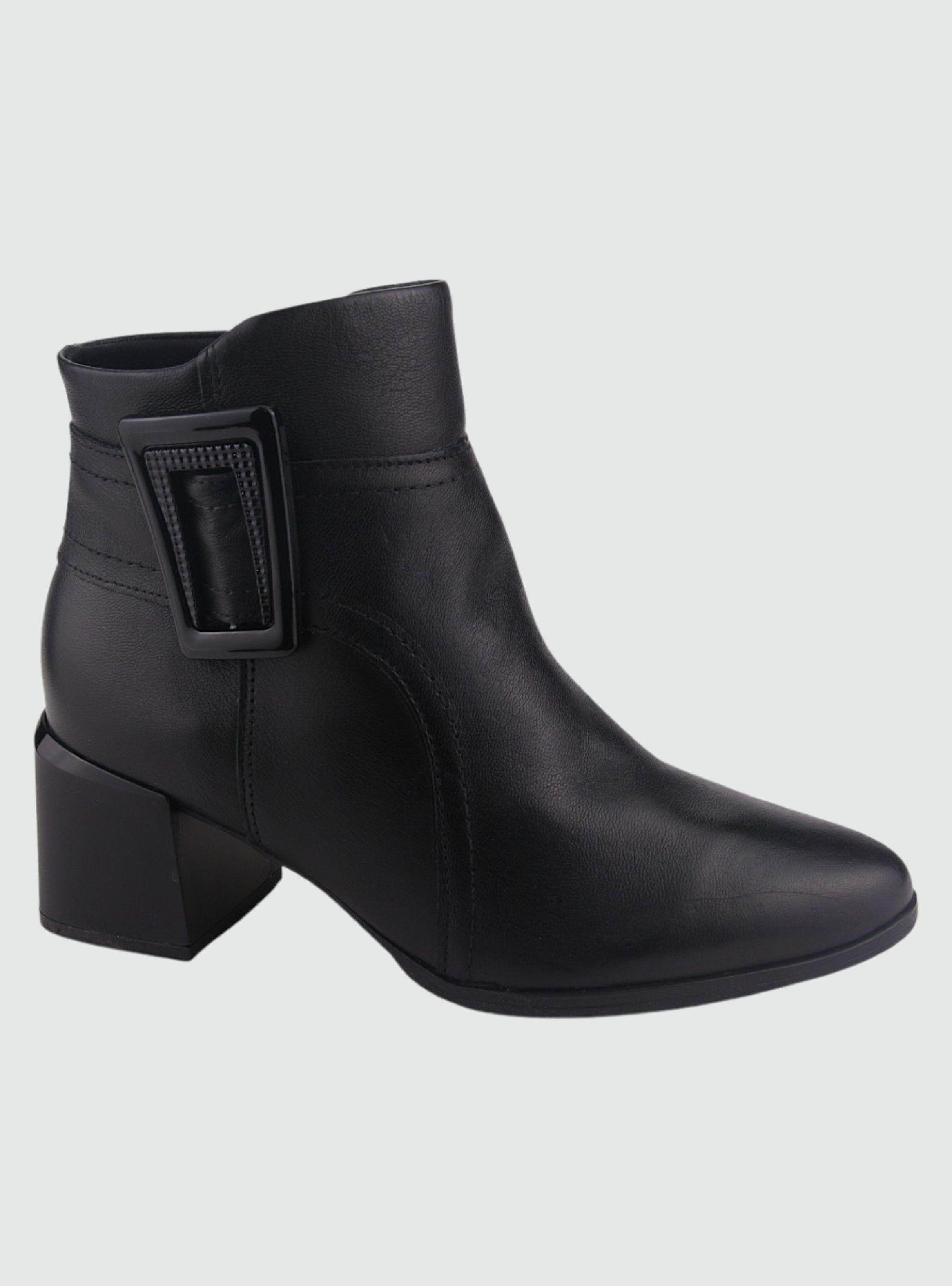 Botin Comfortflex Mujer 2098303 Negro Casual-0