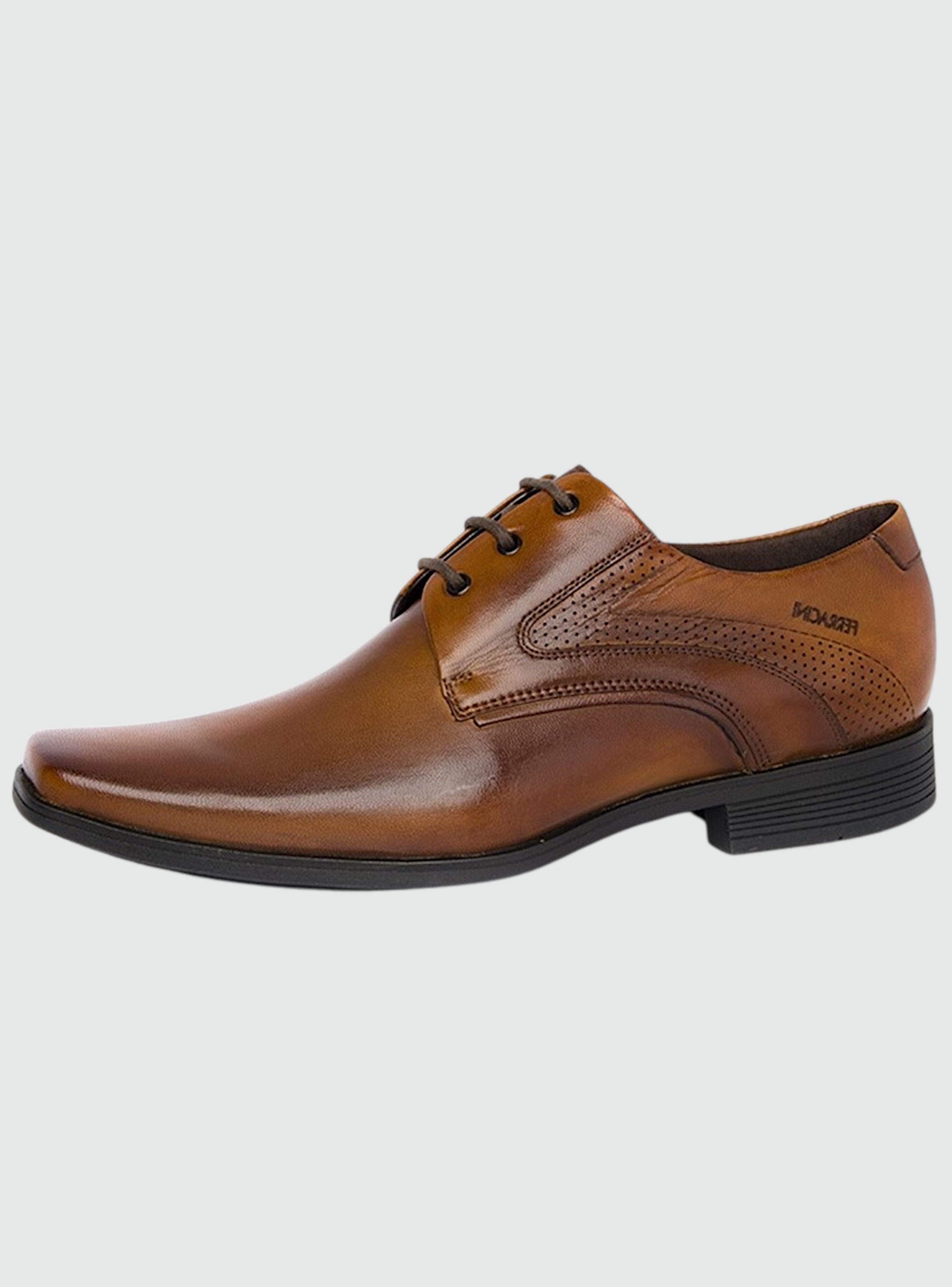 Zapato Ferracini Hombre 6503 Pixel Café Casual-1