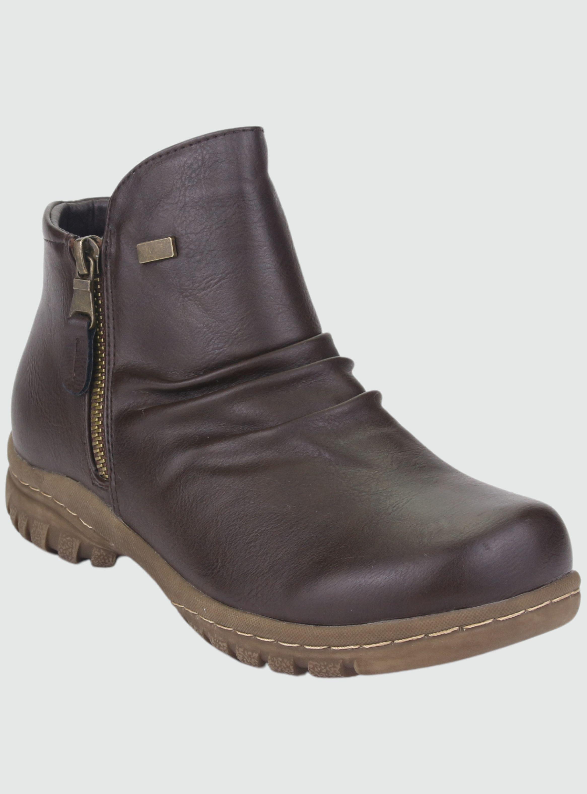 Botin Chalada Mujer Flumi-2 Café Casual-2