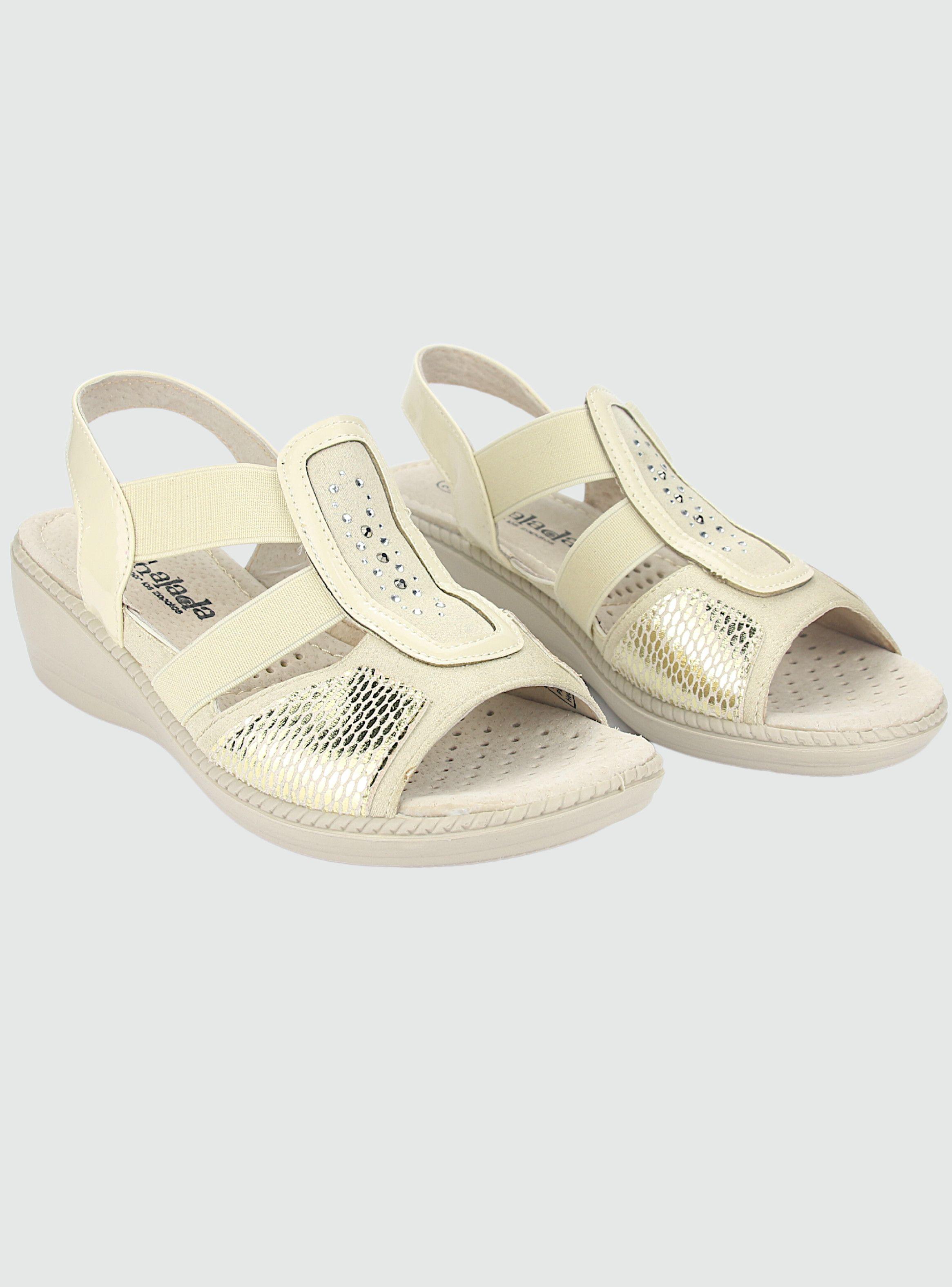 Sandalia Chalada Mujer Lupe-4 Beige Casual-4
