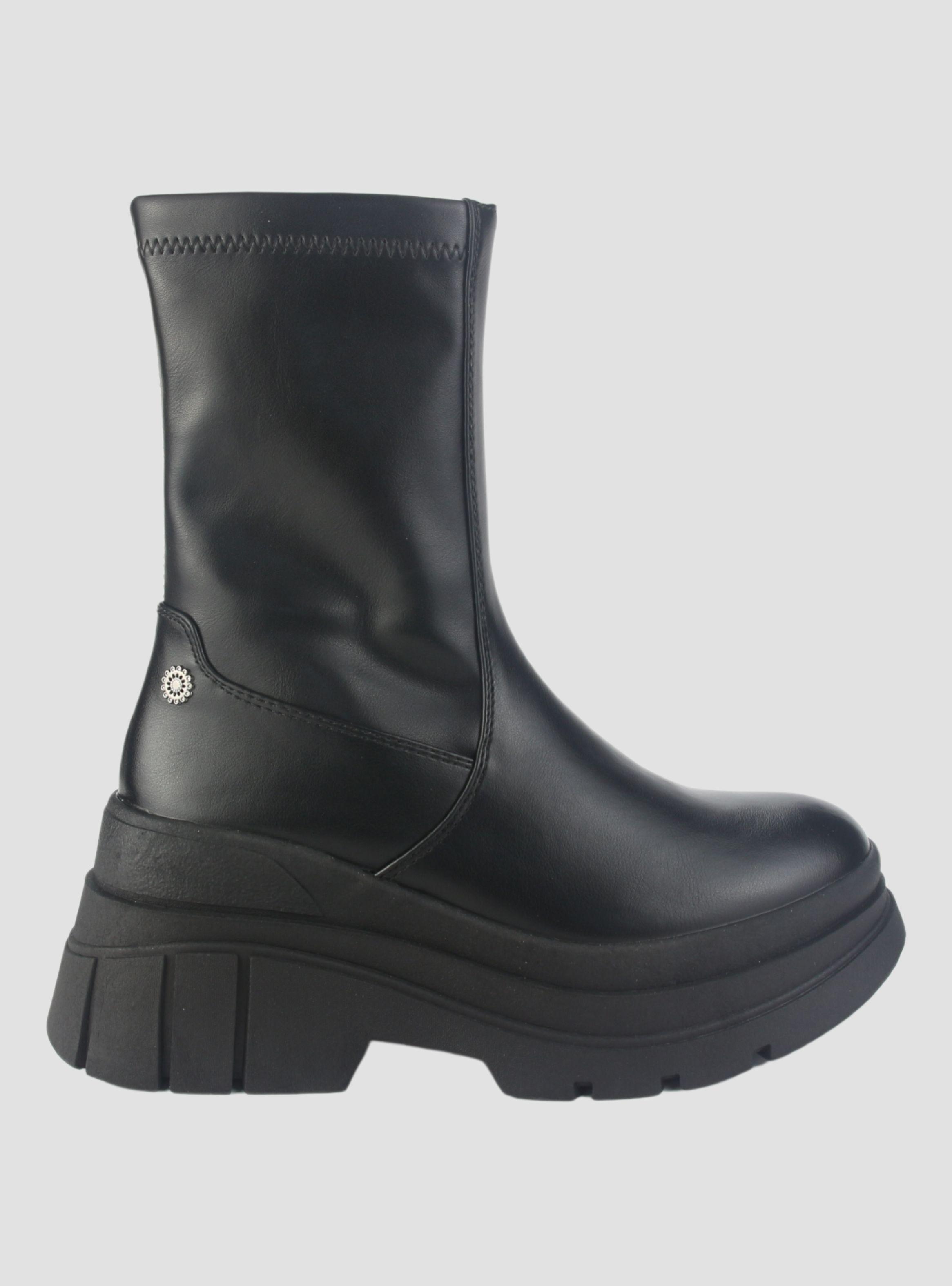 Botin Chalada Mujer Natirus-1 Negro Casual-0