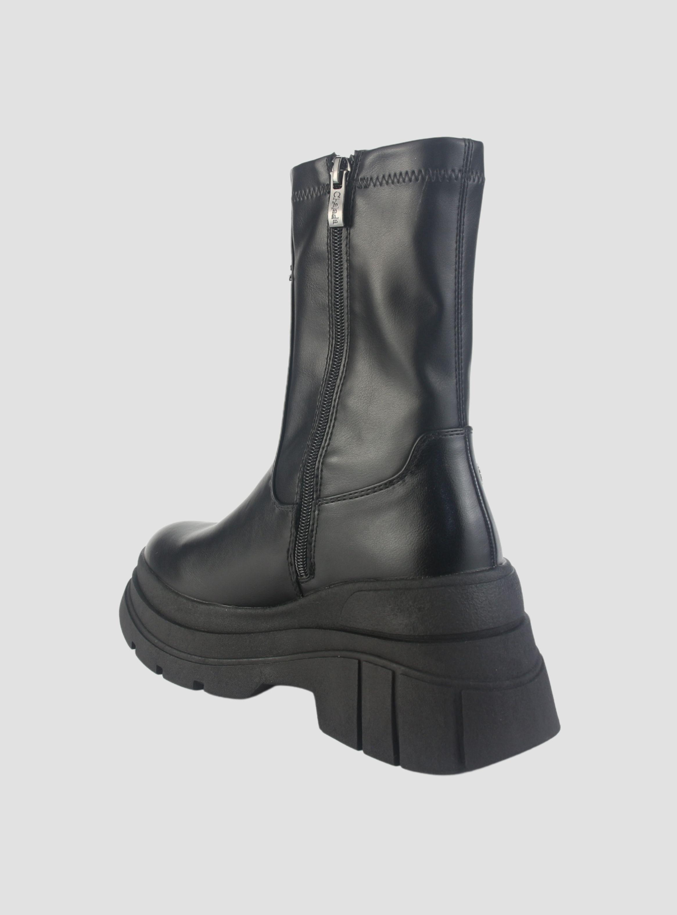 Botin Chalada Mujer Natirus-1 Negro Casual-3