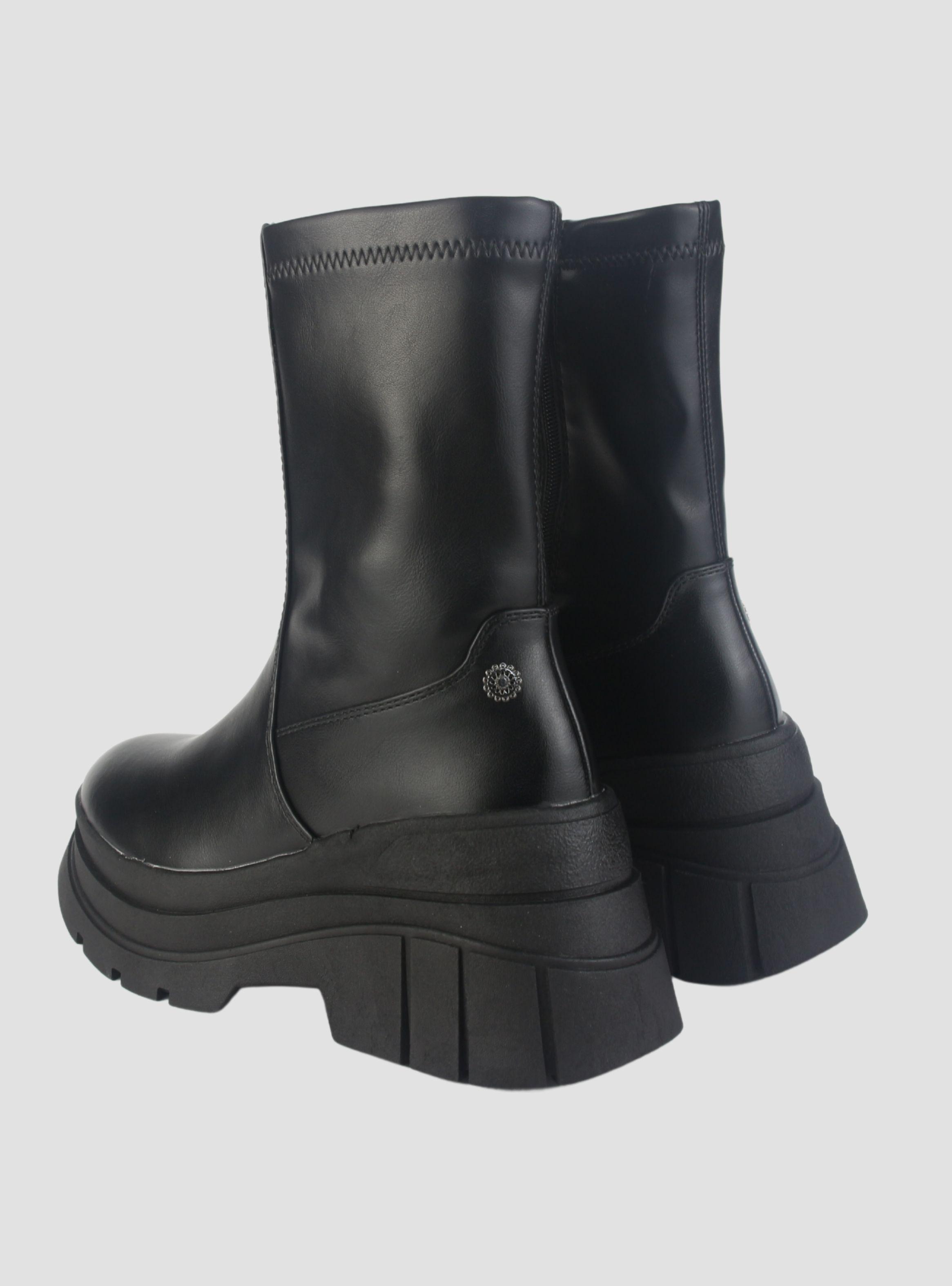 Botin Chalada Mujer Natirus-1 Negro Casual-5
