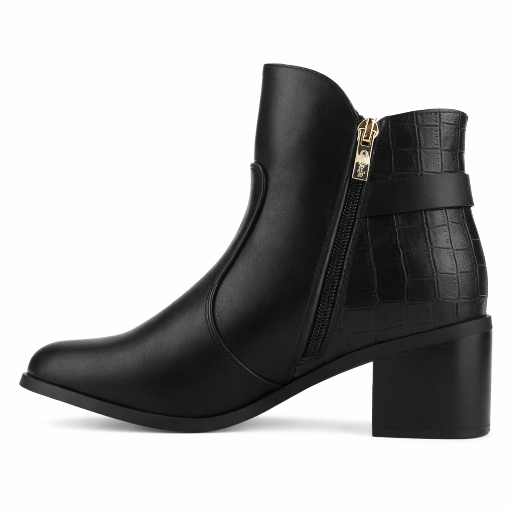 Botin Negro Mujer Casual Chalada Diva-1