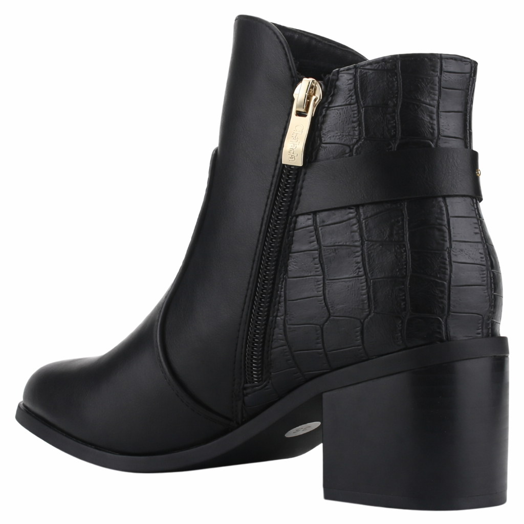 Botin Negro Mujer Casual Chalada Diva-3