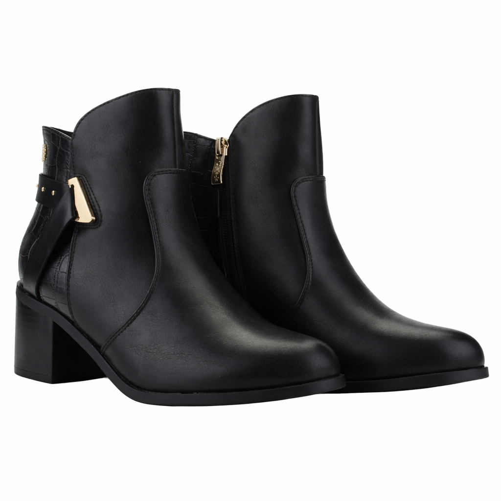 Botin Negro Mujer Casual Chalada Diva-4