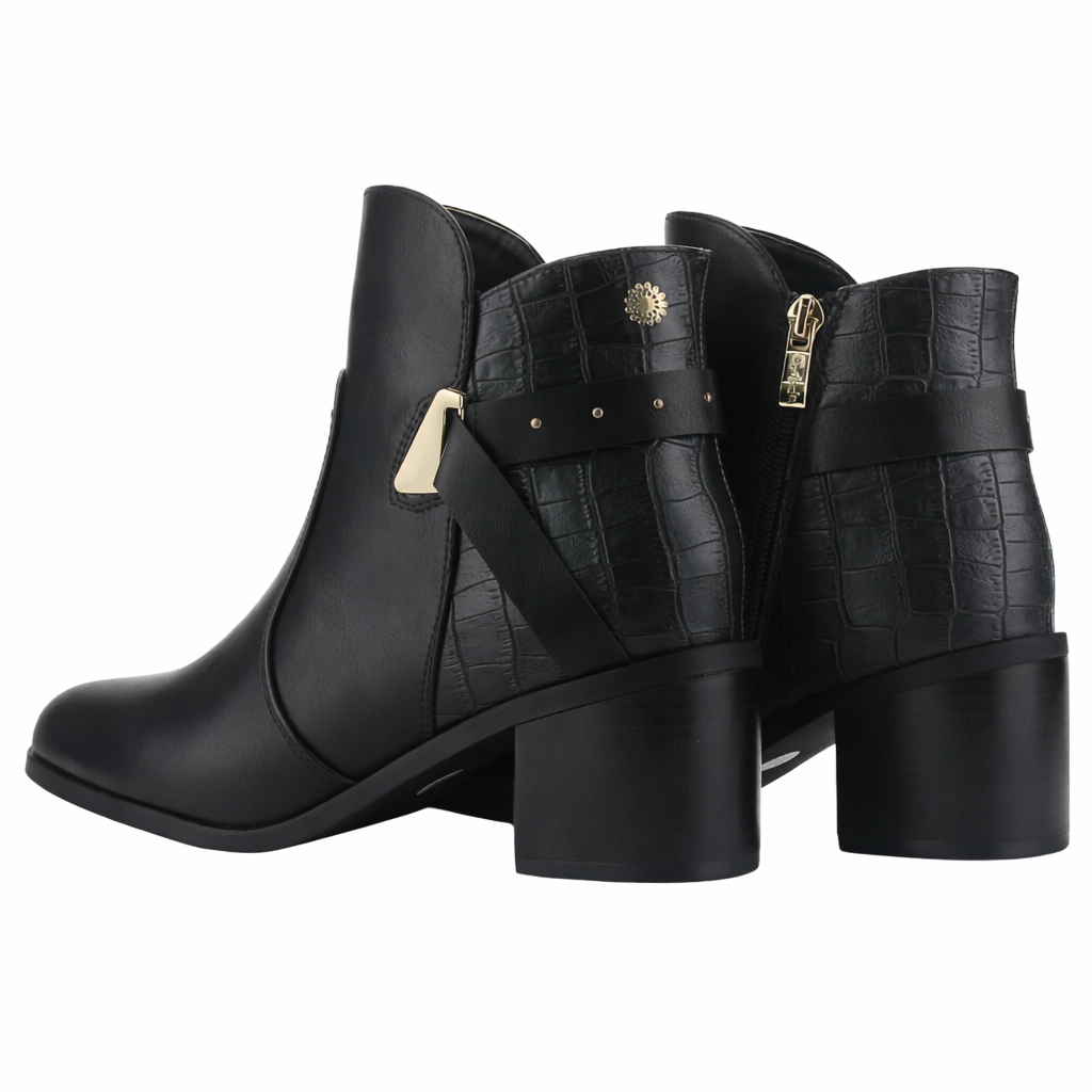 Botin Negro Mujer Casual Chalada Diva-5