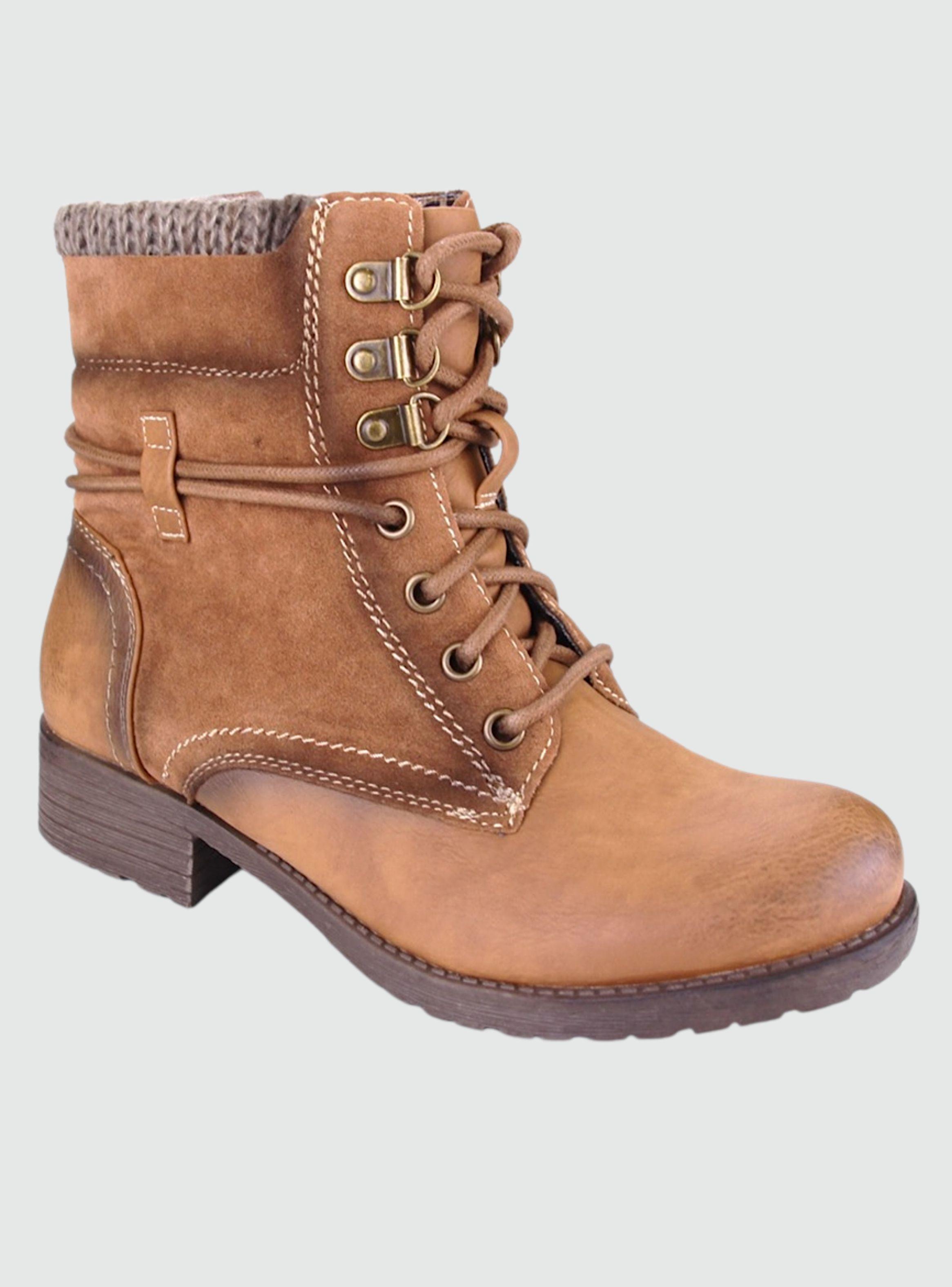 Botin Chalada Mujer Army-30 Camel Casual-0