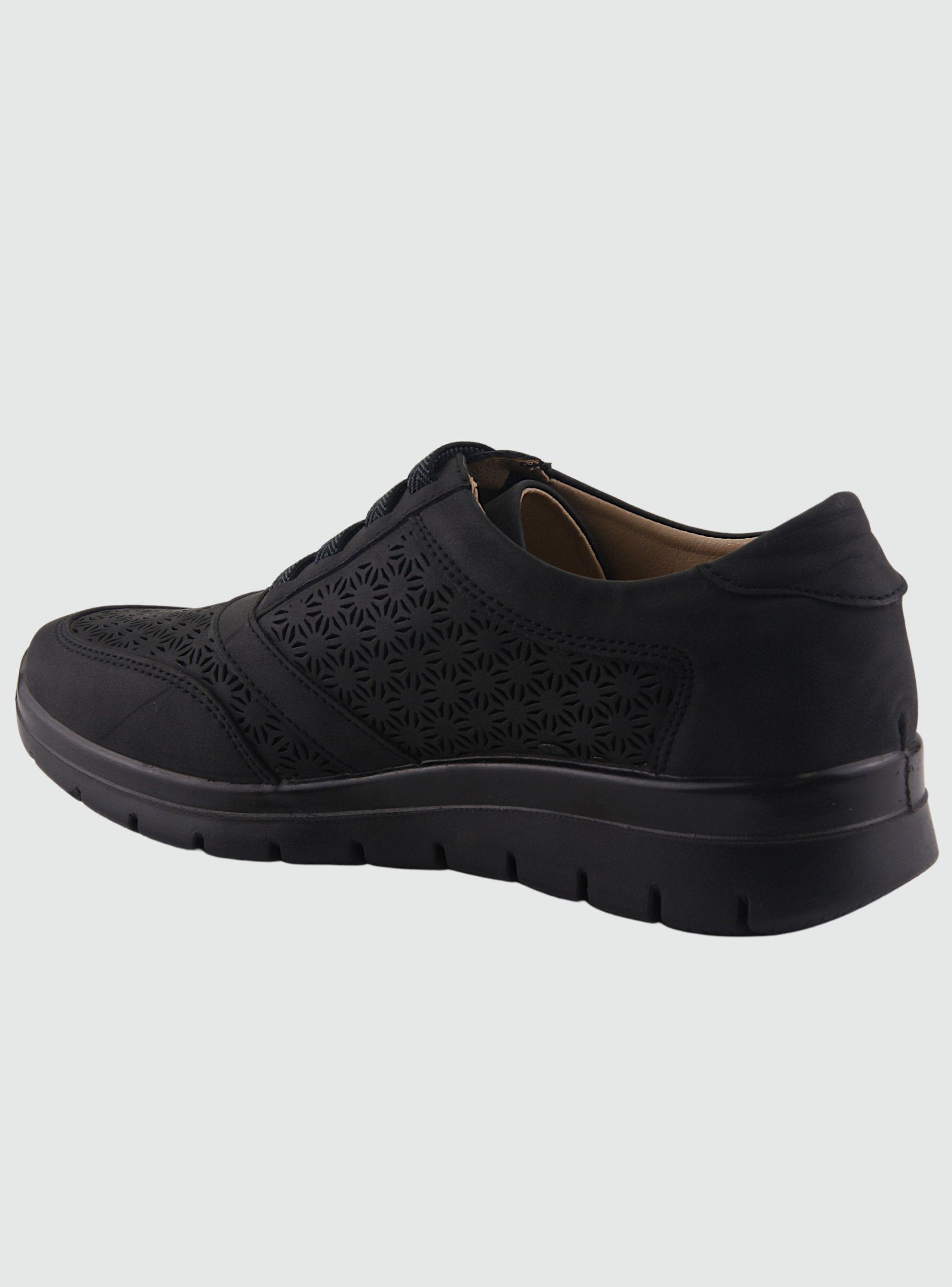 Zapatilla Chalada Mujer Finest-2 Negro Comfort-1